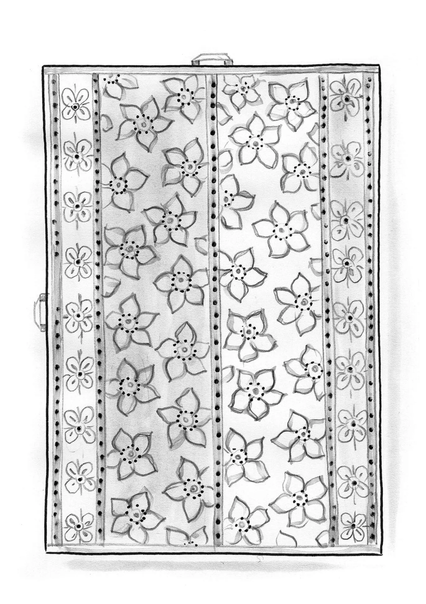 Gudrun Sjödén Badetuch „Stars“ aus Bio-Baumwolle^ Heimtextilien | Bad-Accessoires