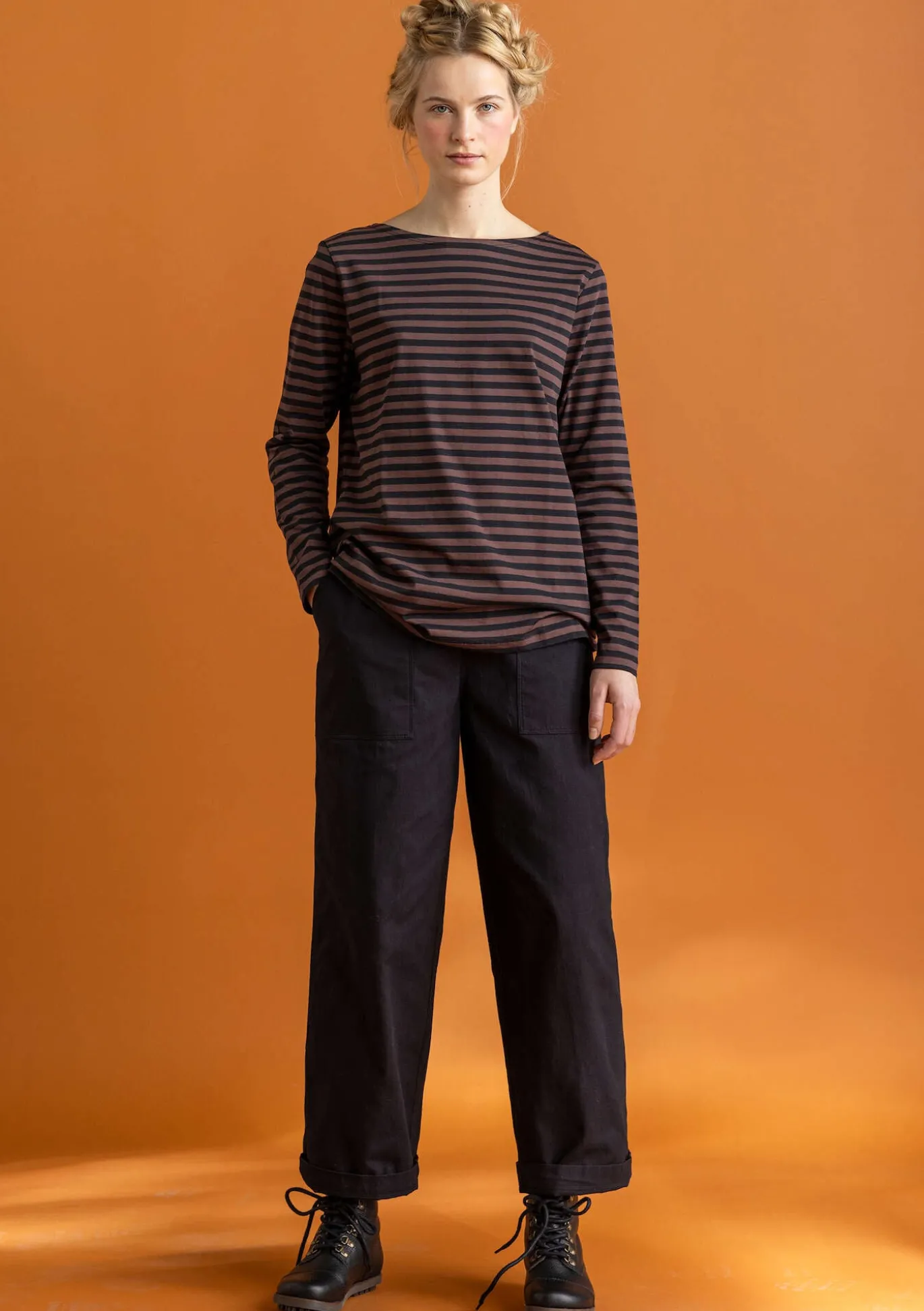 Gudrun Sjödén Basic-Streifenshirt aus Bio-Baumwolle^ Pullover & Shirts