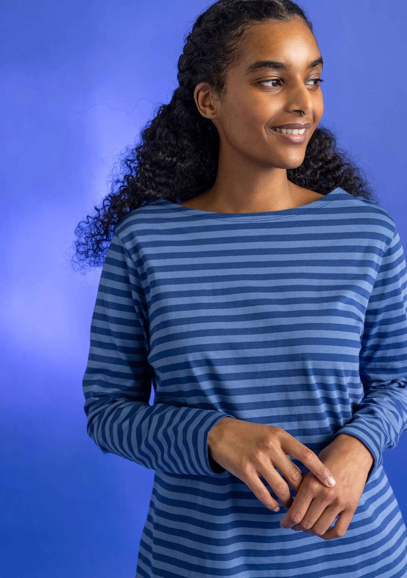 Gudrun Sjödén Basic-Streifenshirt aus Bio-Baumwolle^ Pullover & Shirts
