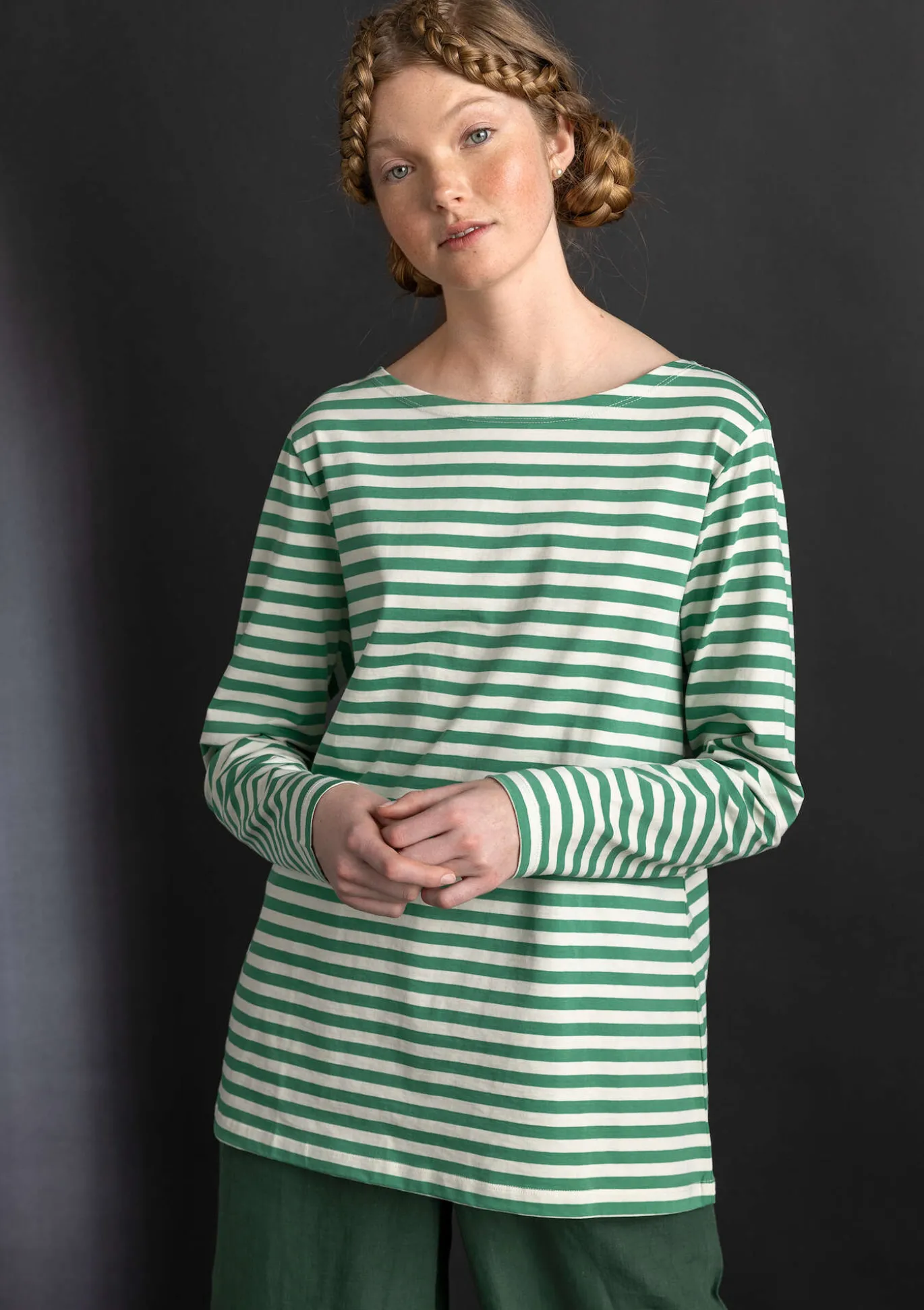 Gudrun Sjödén Basic-Streifenshirt aus Bio-Baumwolle^ Pullover & Shirts