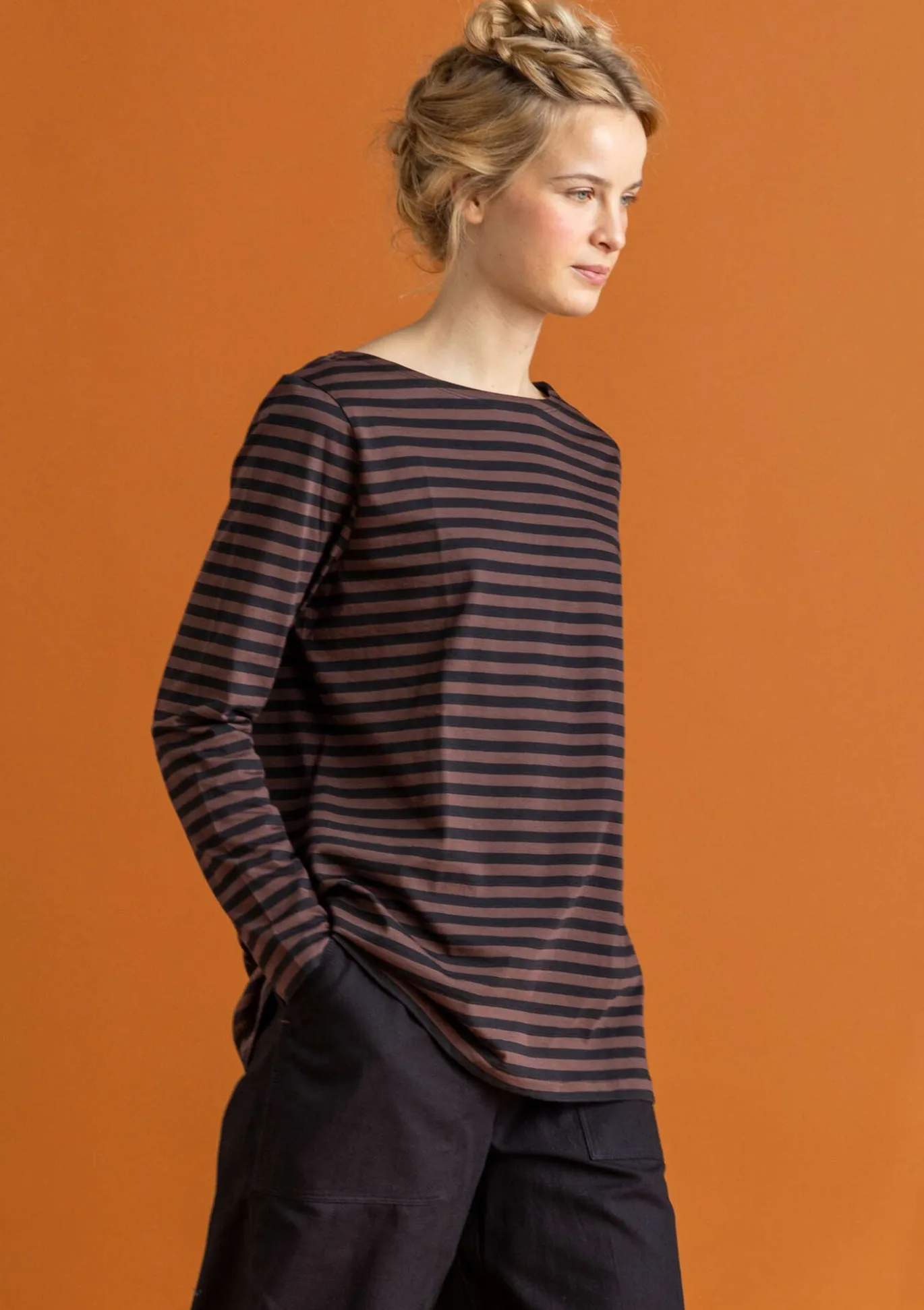 Gudrun Sjödén Basic-Streifenshirt aus Bio-Baumwolle^ Pullover & Shirts