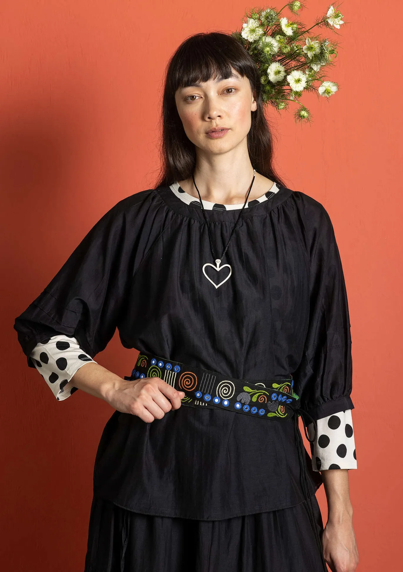 Gudrun Sjödén Bluse aus Baumwolle/Seide^ Blusen