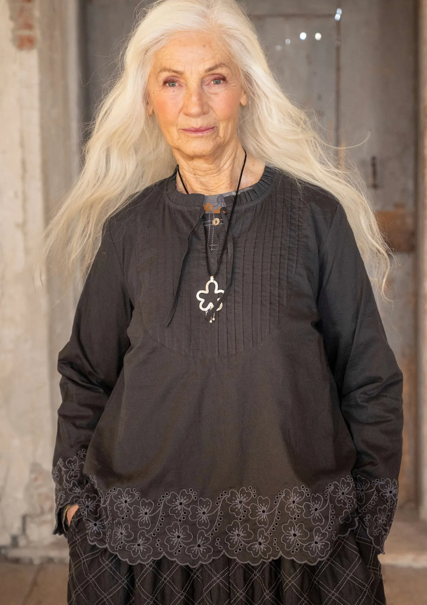 Gudrun Sjödén Bluse „Birta“ aus Bio-Baumwolle^ Blusen