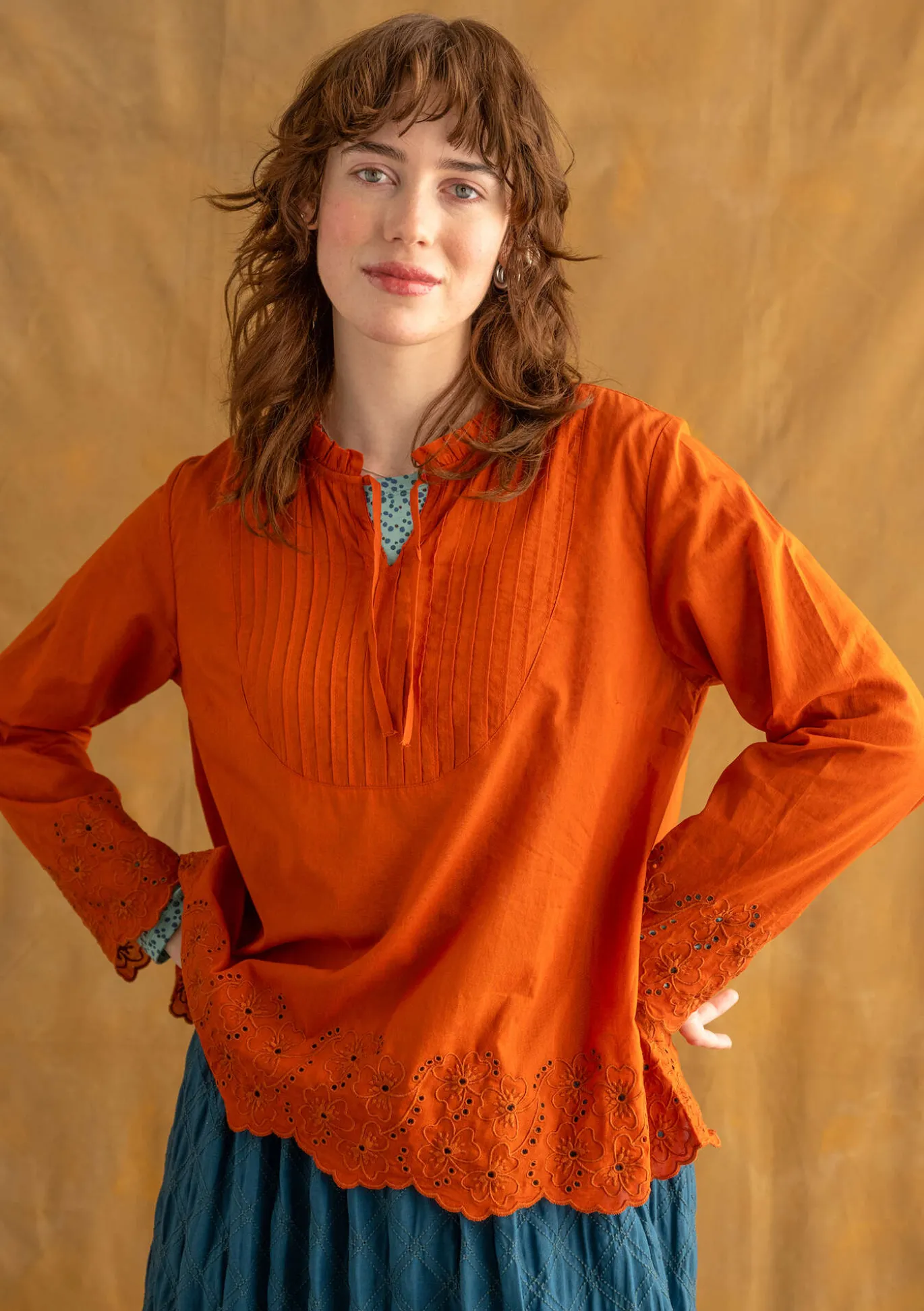 Gudrun Sjödén Bluse „Birta“ aus Bio-Baumwolle^ Blusen