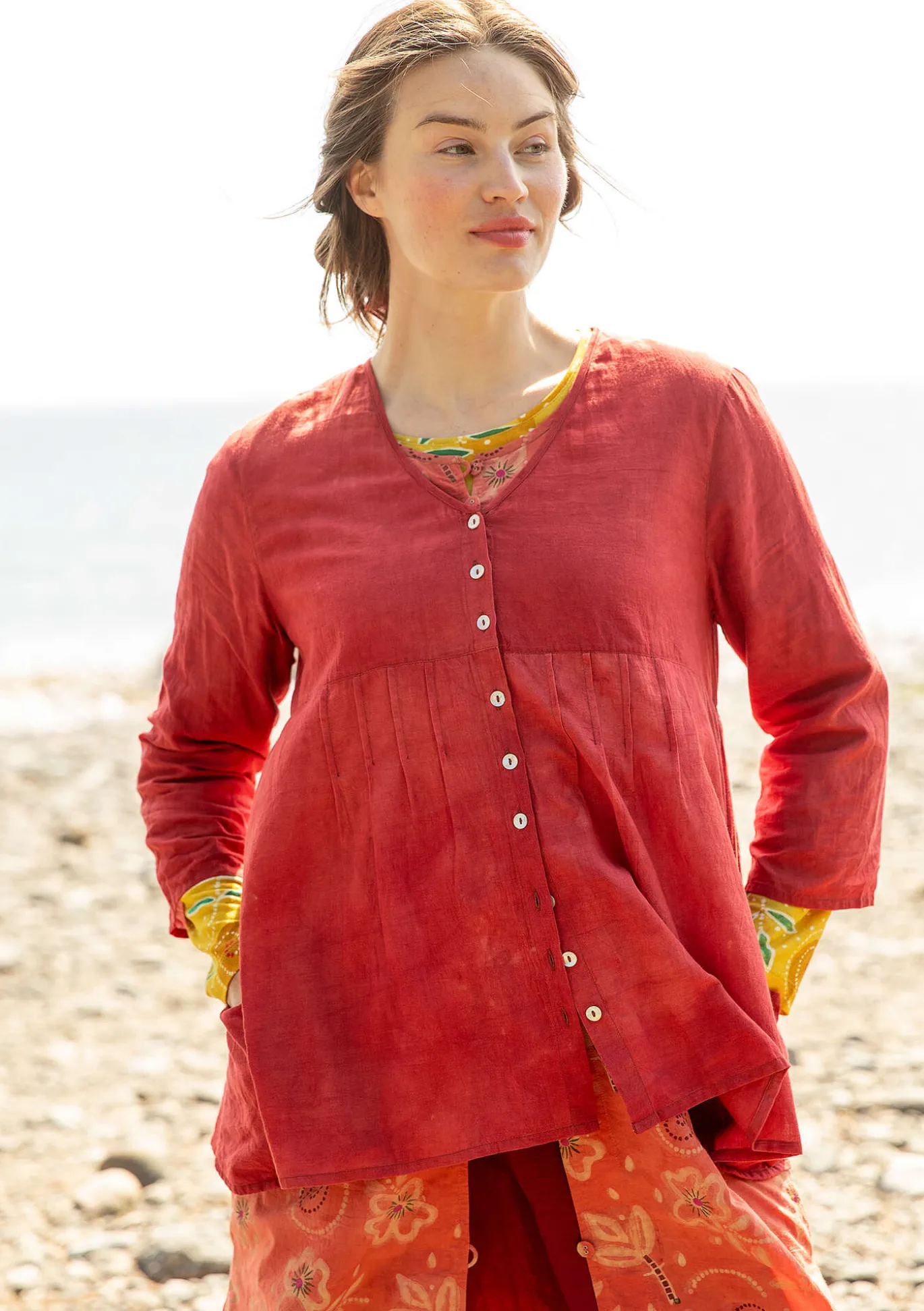 Gudrun Sjödén Bluse „Samira“ aus Bio-Baumwolle^ Blusen
