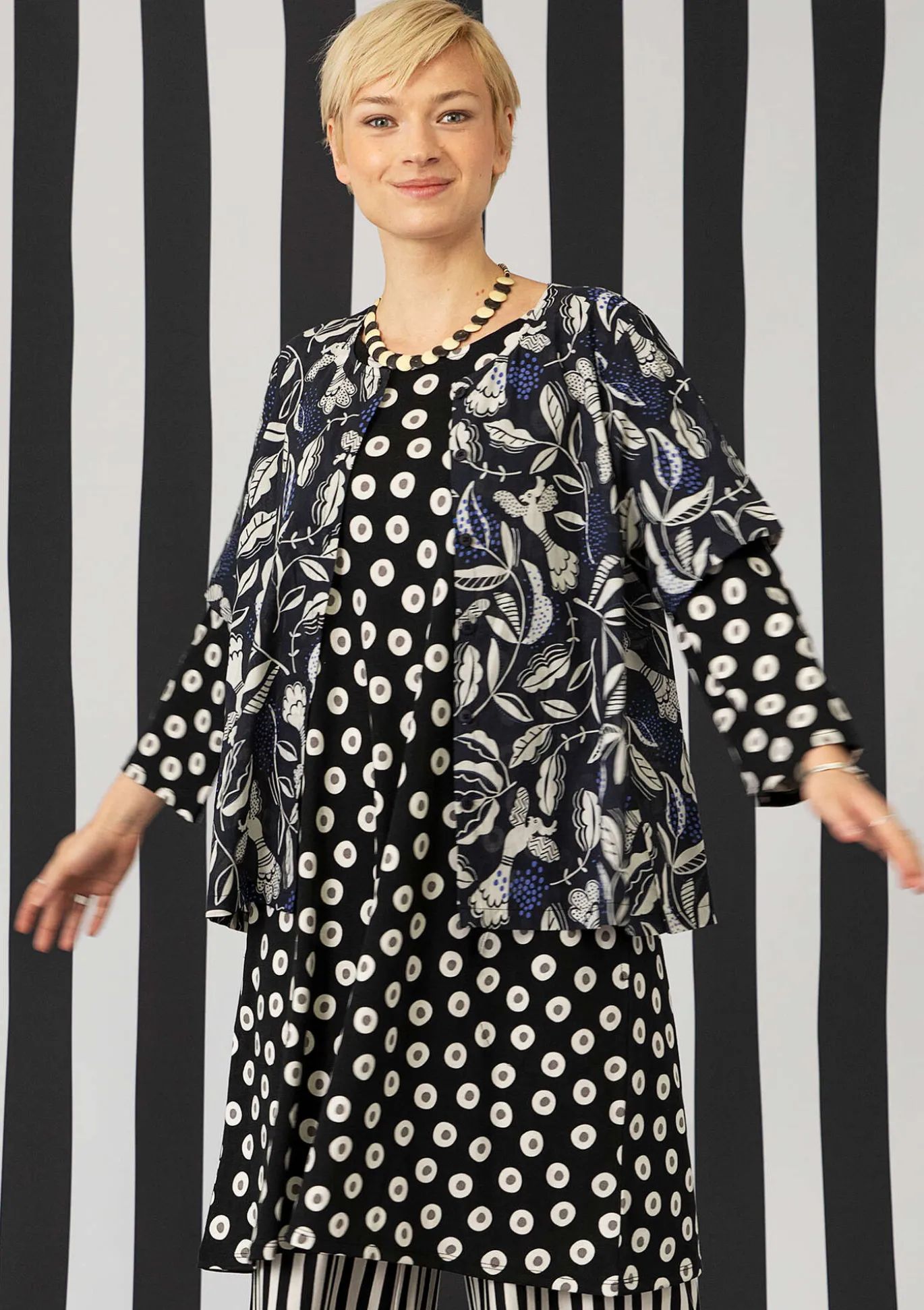 Gudrun Sjödén Bluse „Uuve“ aus Bio-Baumwolle^ Blusen