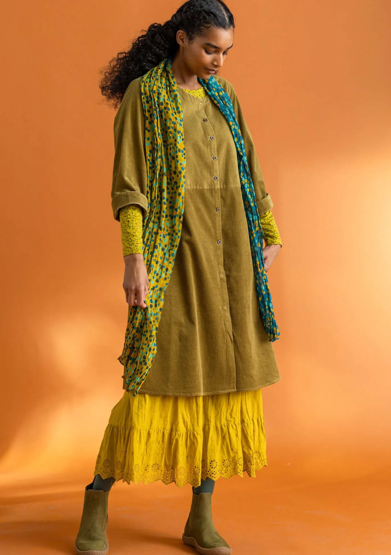 Gudrun Sjödén Cordkleid aus Bio-Baumwolle/Elasthan^ Kleider