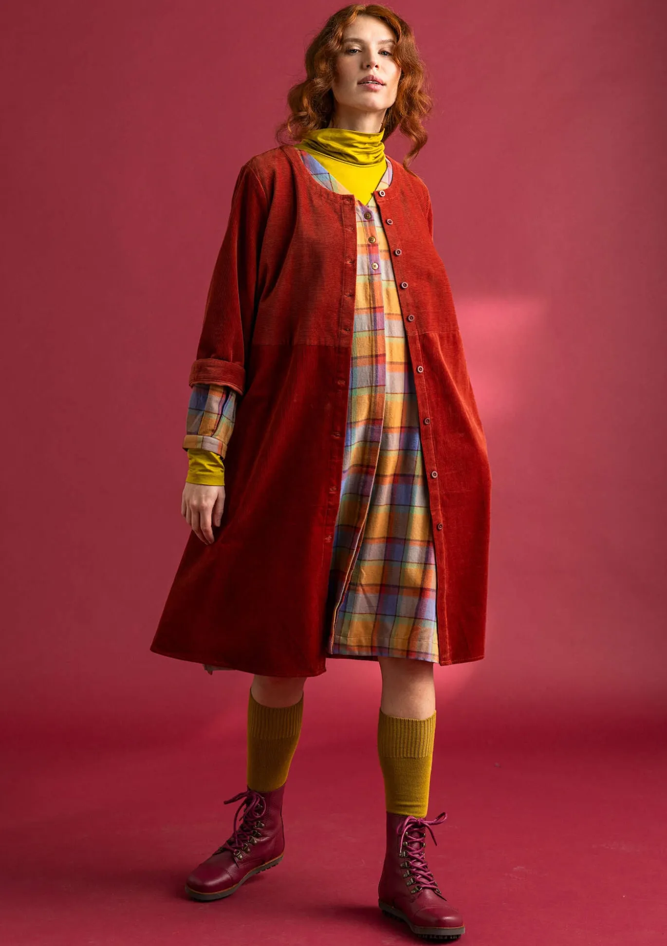 Gudrun Sjödén Cordkleid aus Bio-Baumwolle/Elasthan^ Kleider