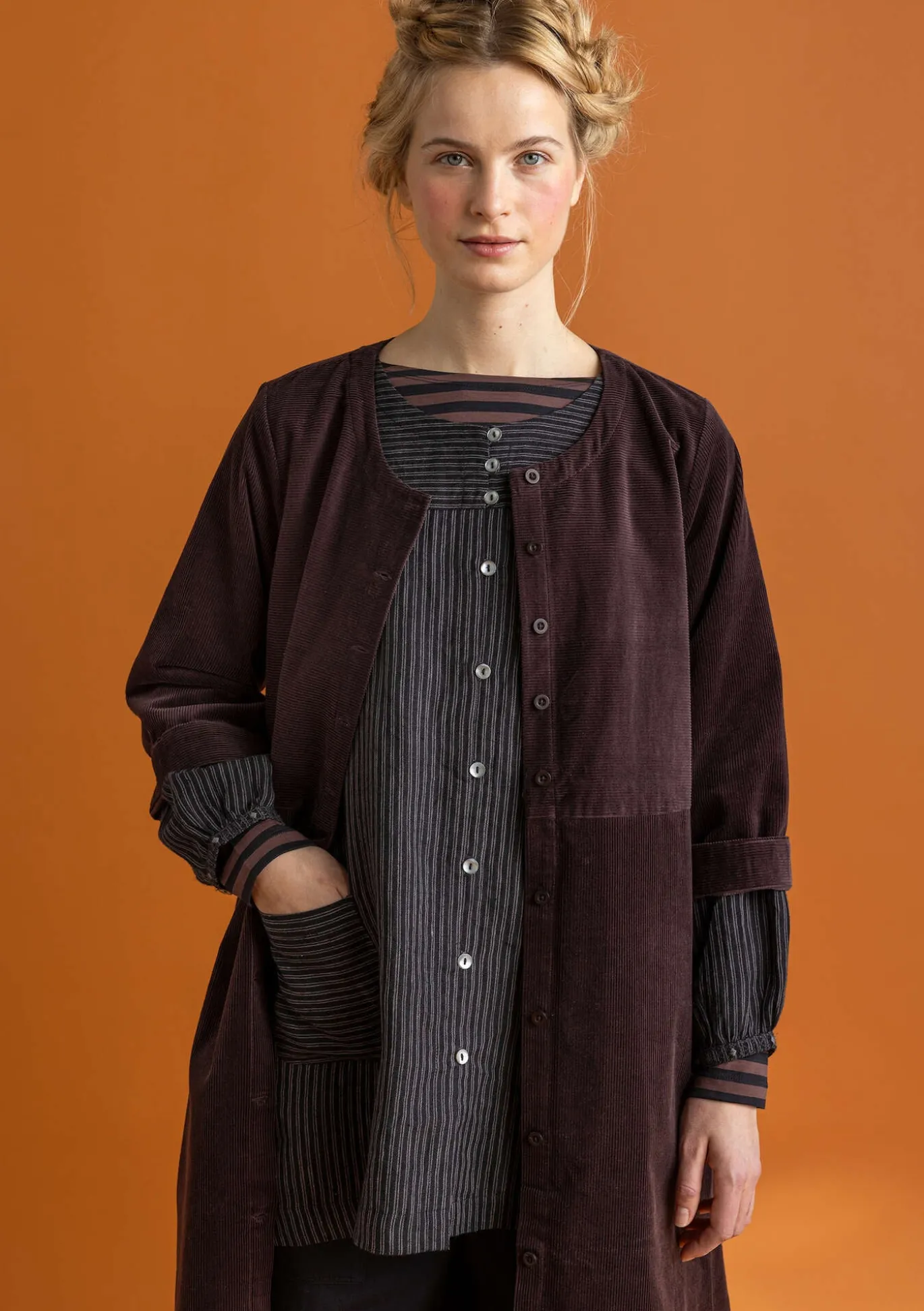 Gudrun Sjödén Cordkleid aus Bio-Baumwolle/Elasthan^ Kleider