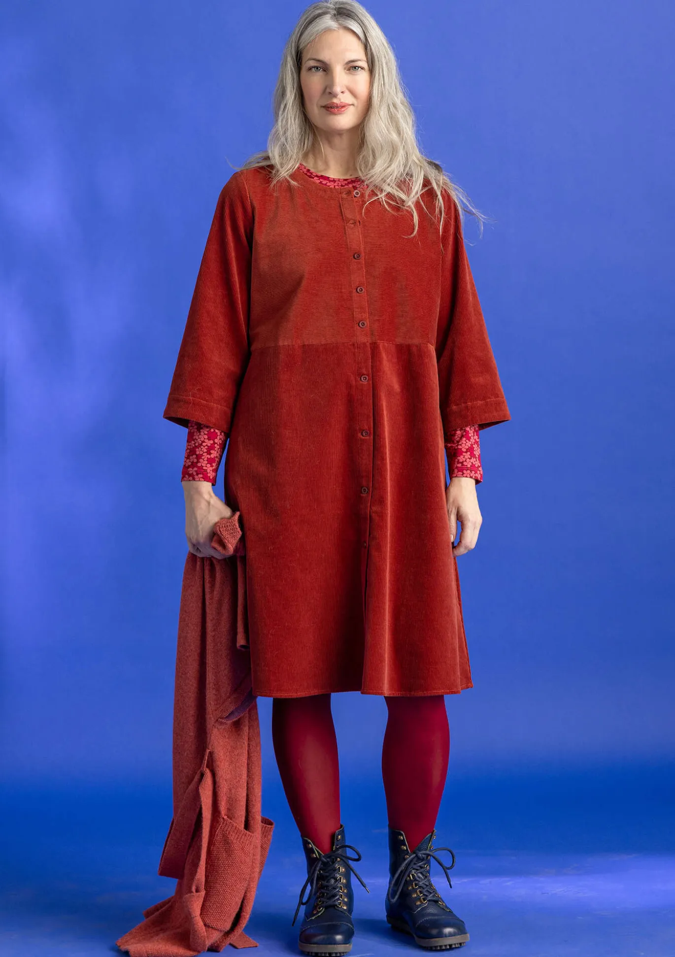 Gudrun Sjödén Cordkleid aus Bio-Baumwolle/Elasthan^ Kleider