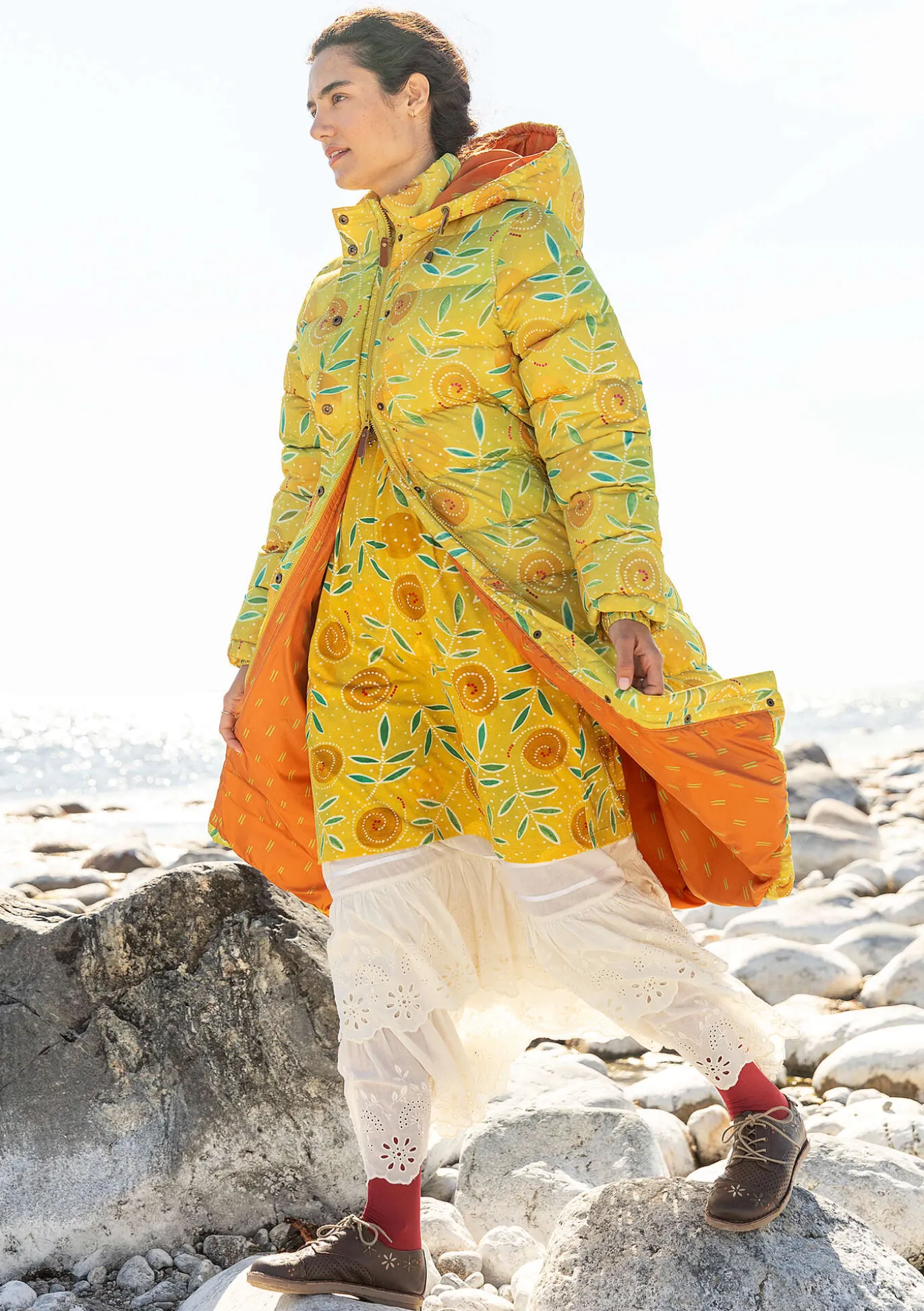 Gudrun Sjödén Daunenmantel „Bhumika“ aus Recycling-Polyester/Daunen^ Jacken & Mäntel