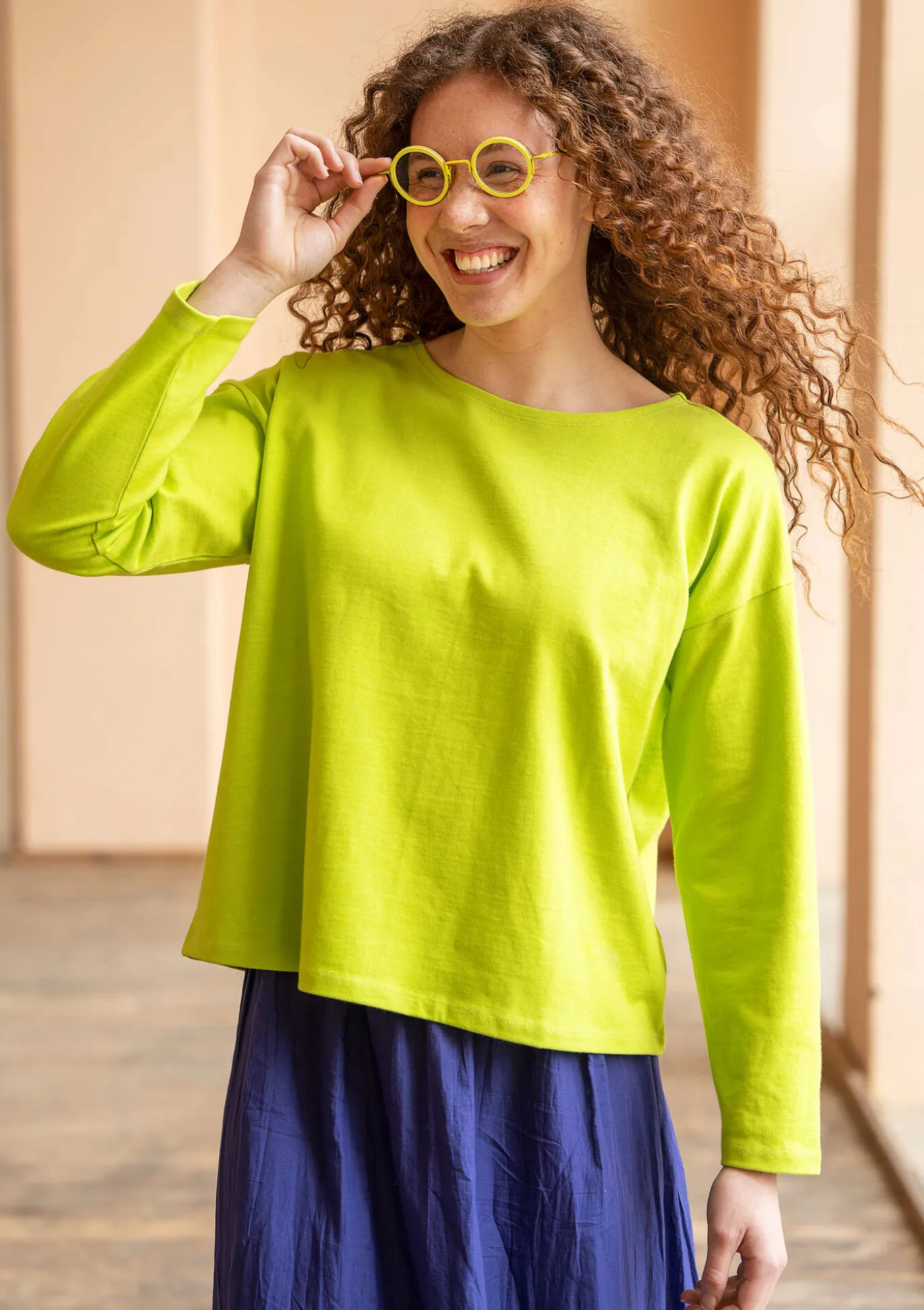 Gudrun Sjödén Einfarbiges Shirt aus Bio-Baumwolle^ Pullover & Shirts