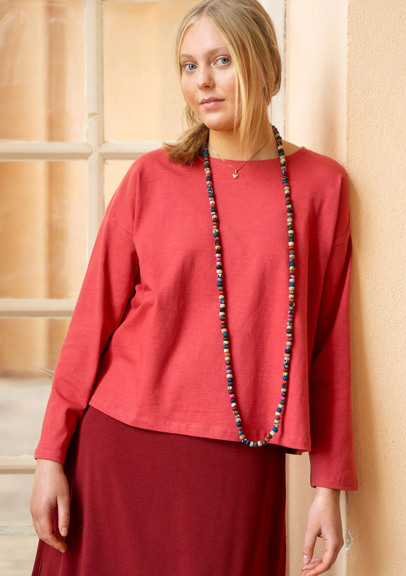 Gudrun Sjödén Einfarbiges Shirt aus Bio-Baumwolle^ Pullover & Shirts