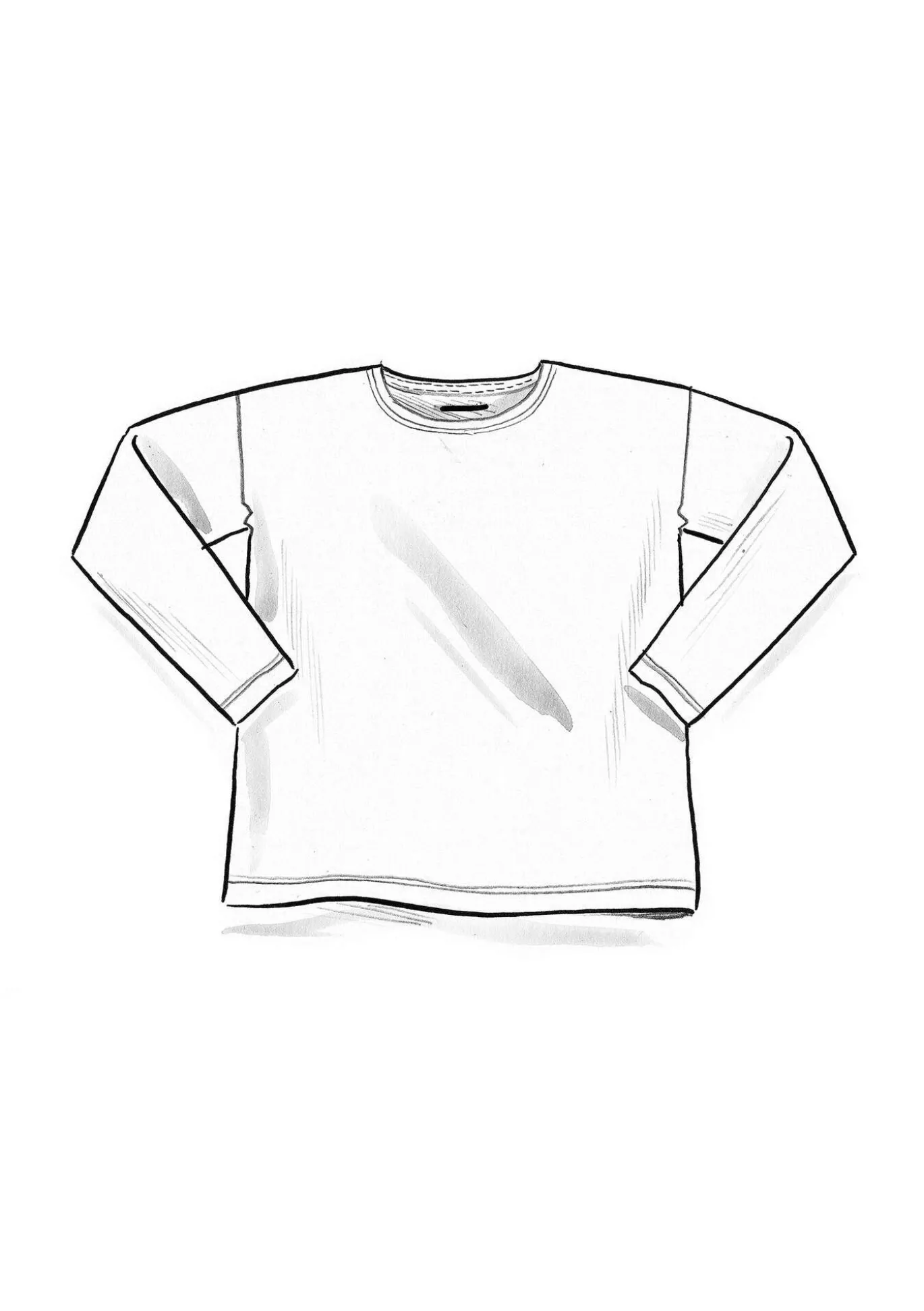Gudrun Sjödén Einfarbiges Shirt aus Bio-Baumwolle^ Pullover & Shirts