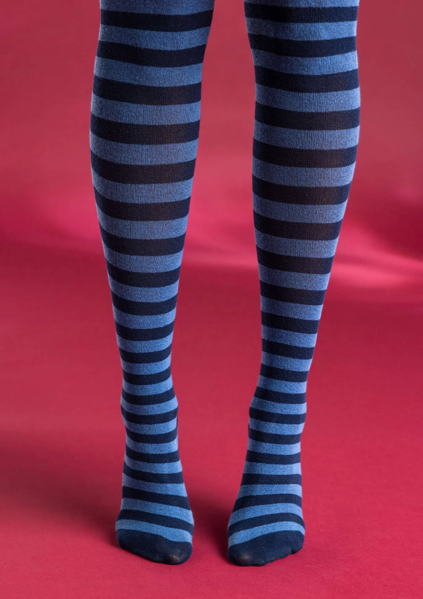 Gudrun Sjödén Gestreifte Strumpfhose aus Bio-Baumwolle^ Accessoires