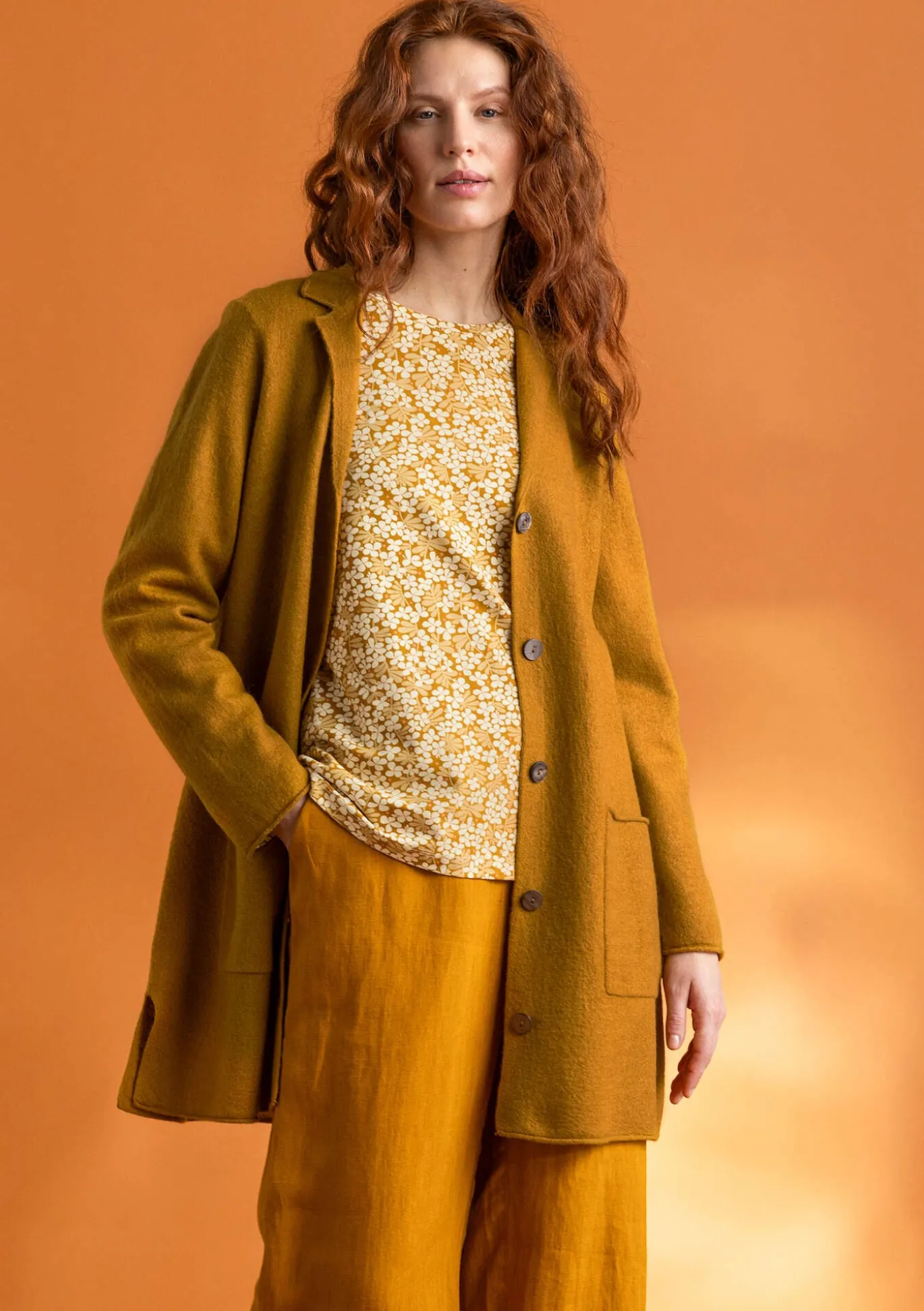 Gudrun Sjödén Gestrickter Blazer aus gefilzter Bio-Wolle^ Jacken & Mäntel | Strickjacken