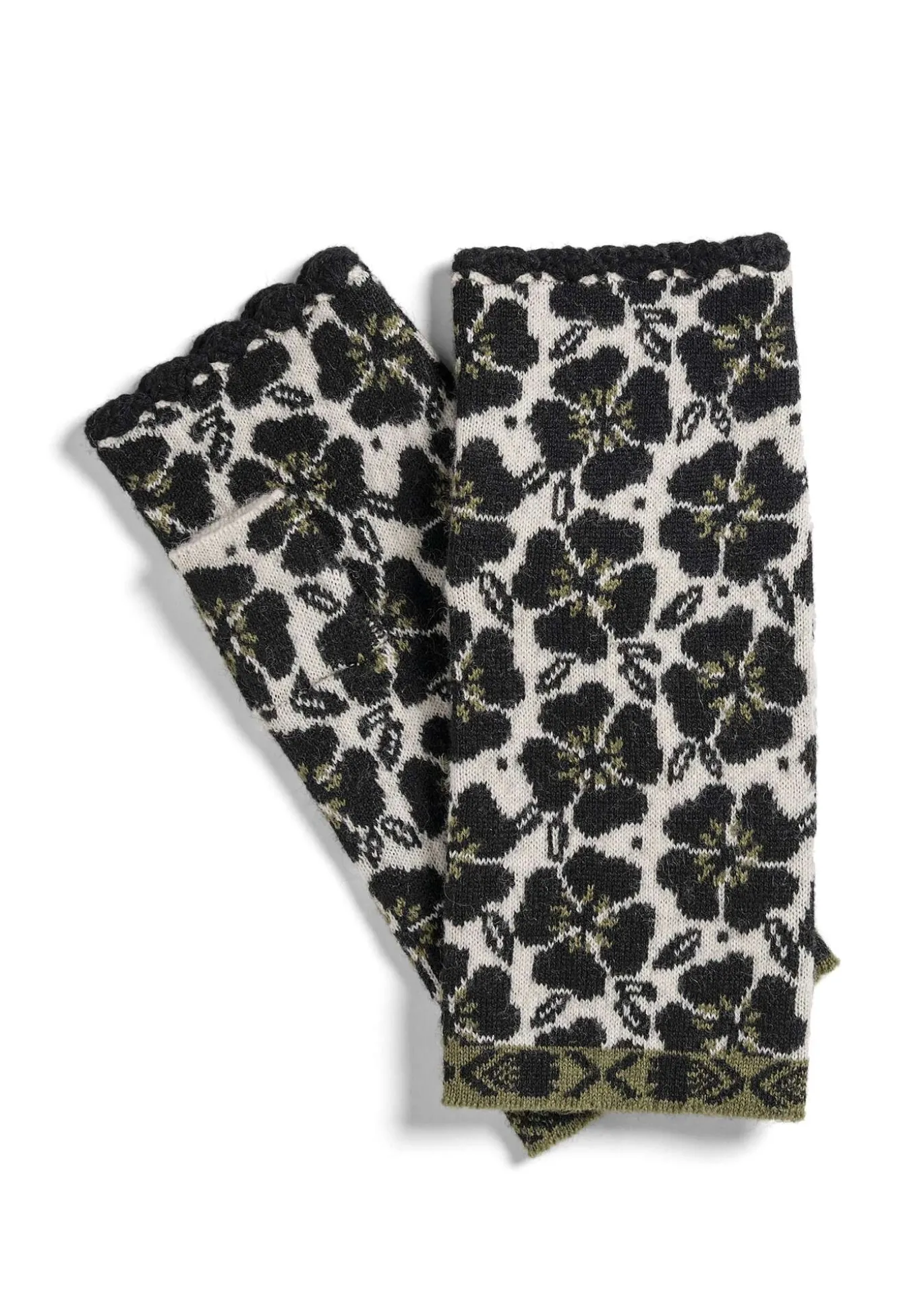 Gudrun Sjödén Handstulpen „Anemone“ aus Bio-Wolle^ Accessoires