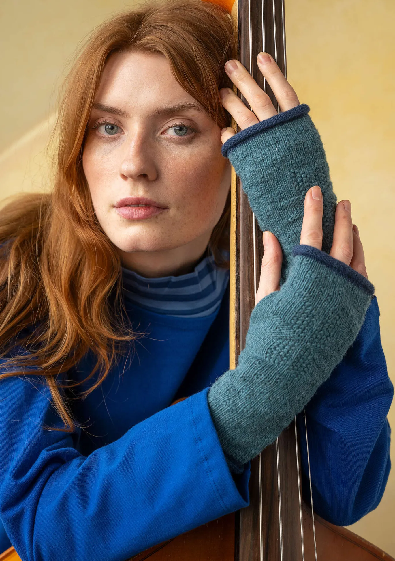Gudrun Sjödén Handstulpen „Vega“ aus Recycling-Wolle/Lammwolle^ Accessoires