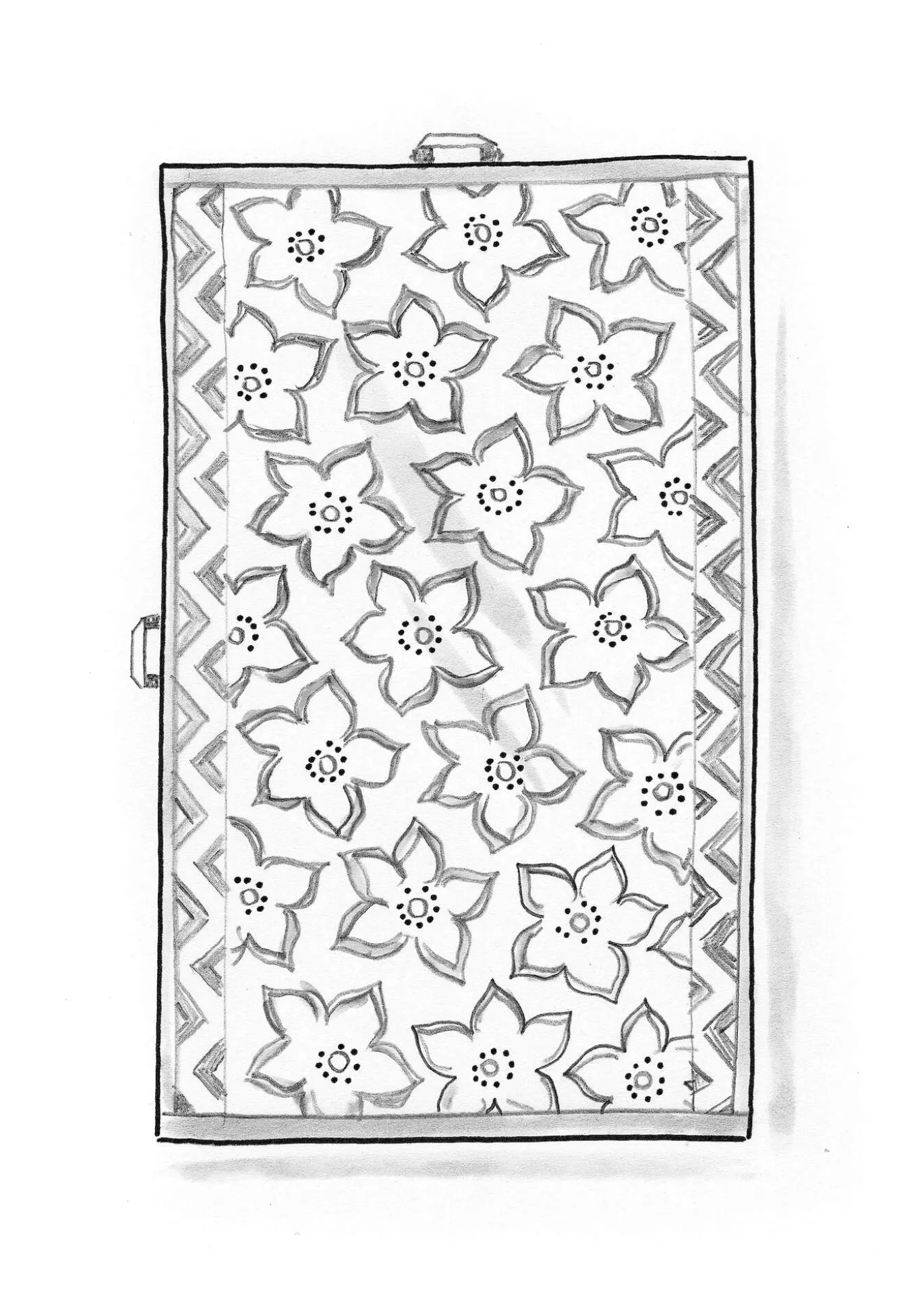 Gudrun Sjödén Handtuch „Stars“ aus Bio-Baumwolle^ Frottee | Bad-Accessoires