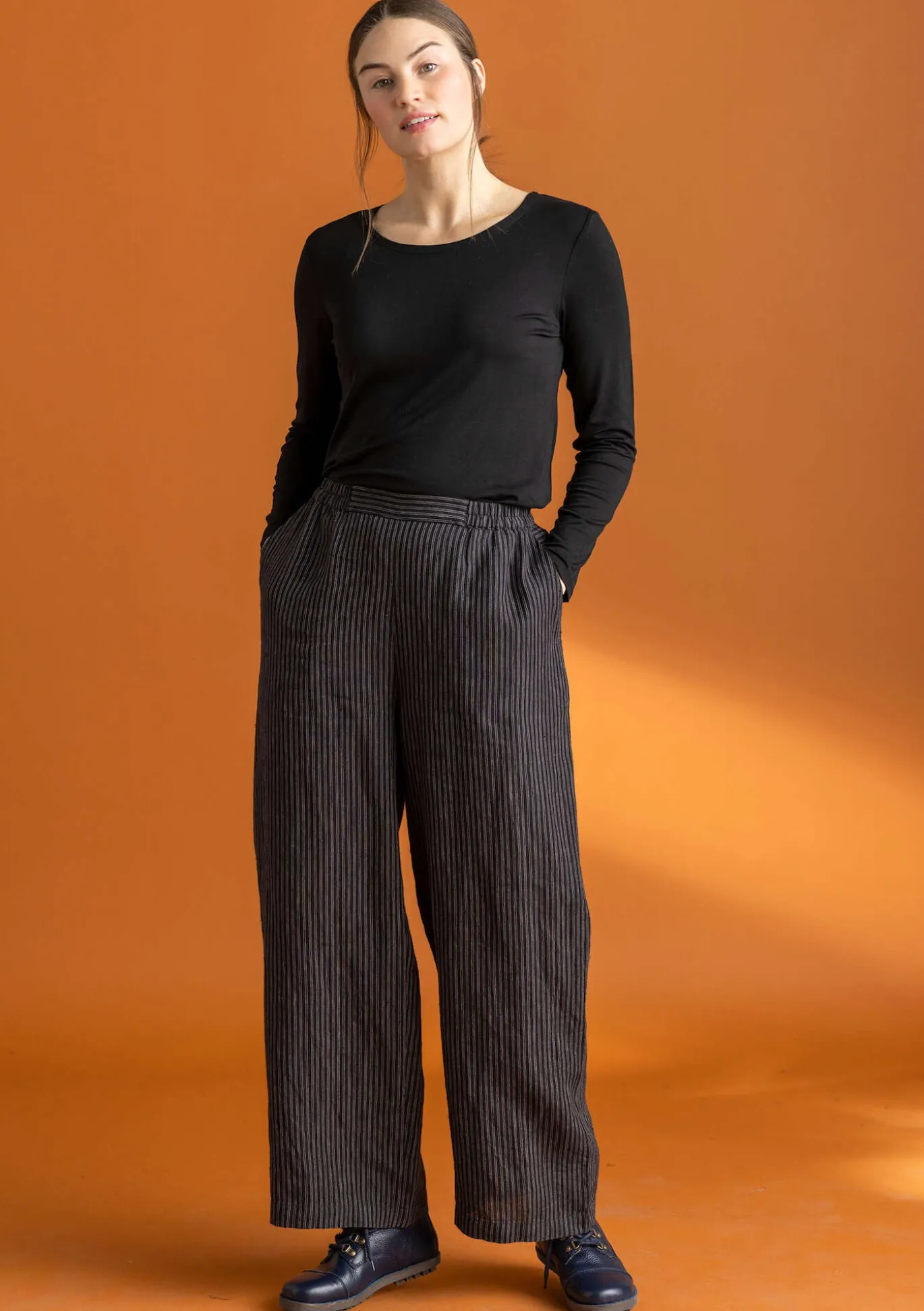 Gudrun Sjödén Hose „Asta“ aus Leinengewebe^ Hosen
