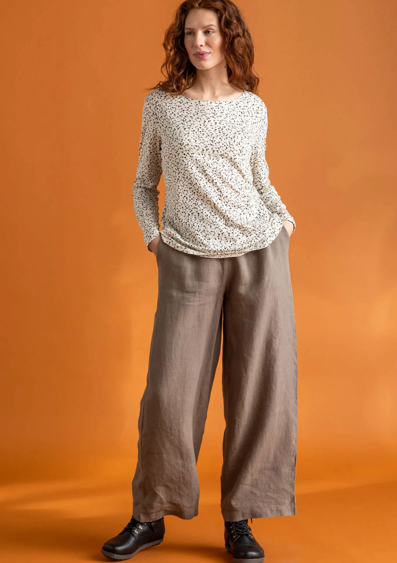 Gudrun Sjödén Hose „Asta“ aus Leinengewebe^ Hosen