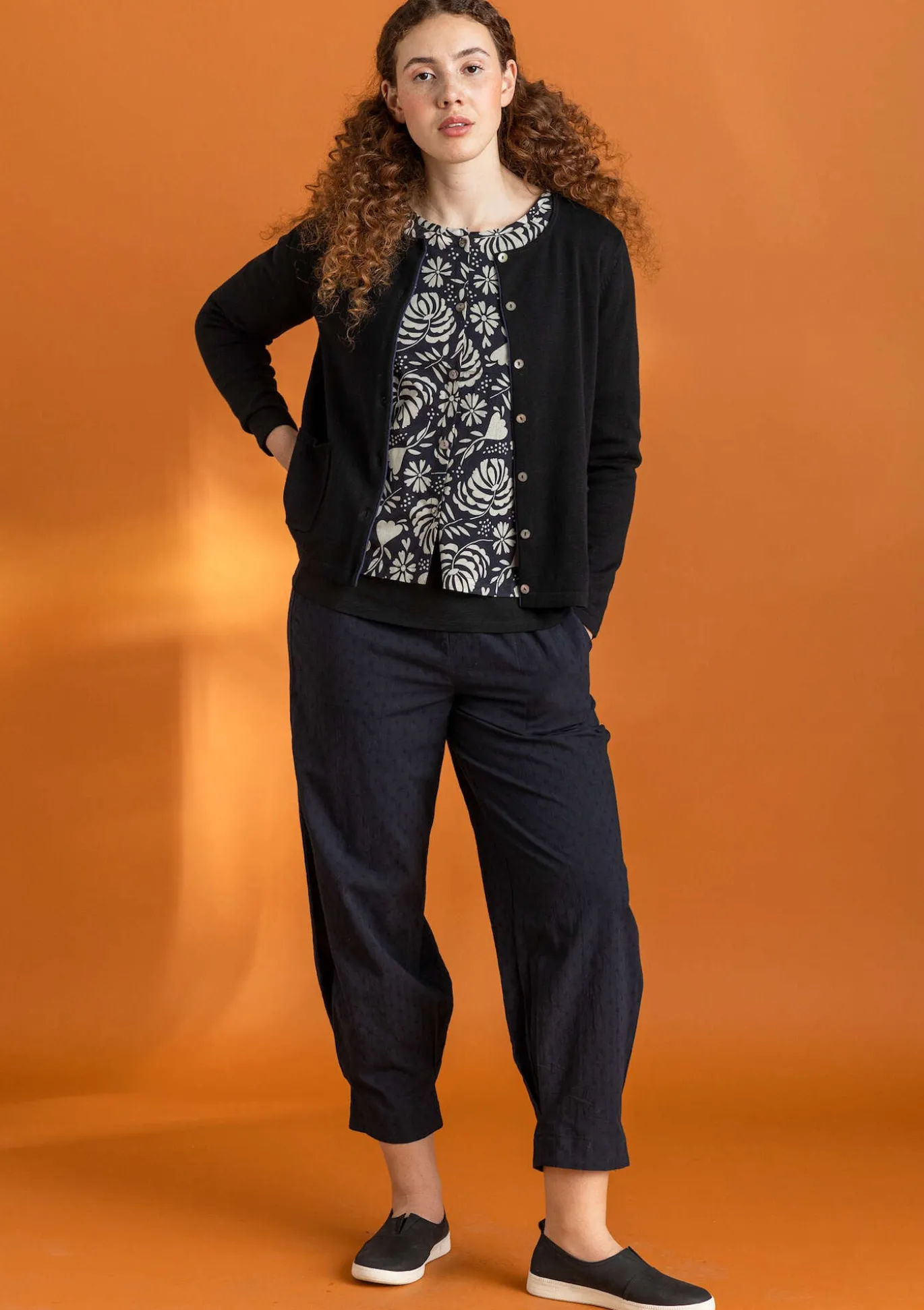 Gudrun Sjödén Hose aus Bio-Baumwolldobby^ Hosen