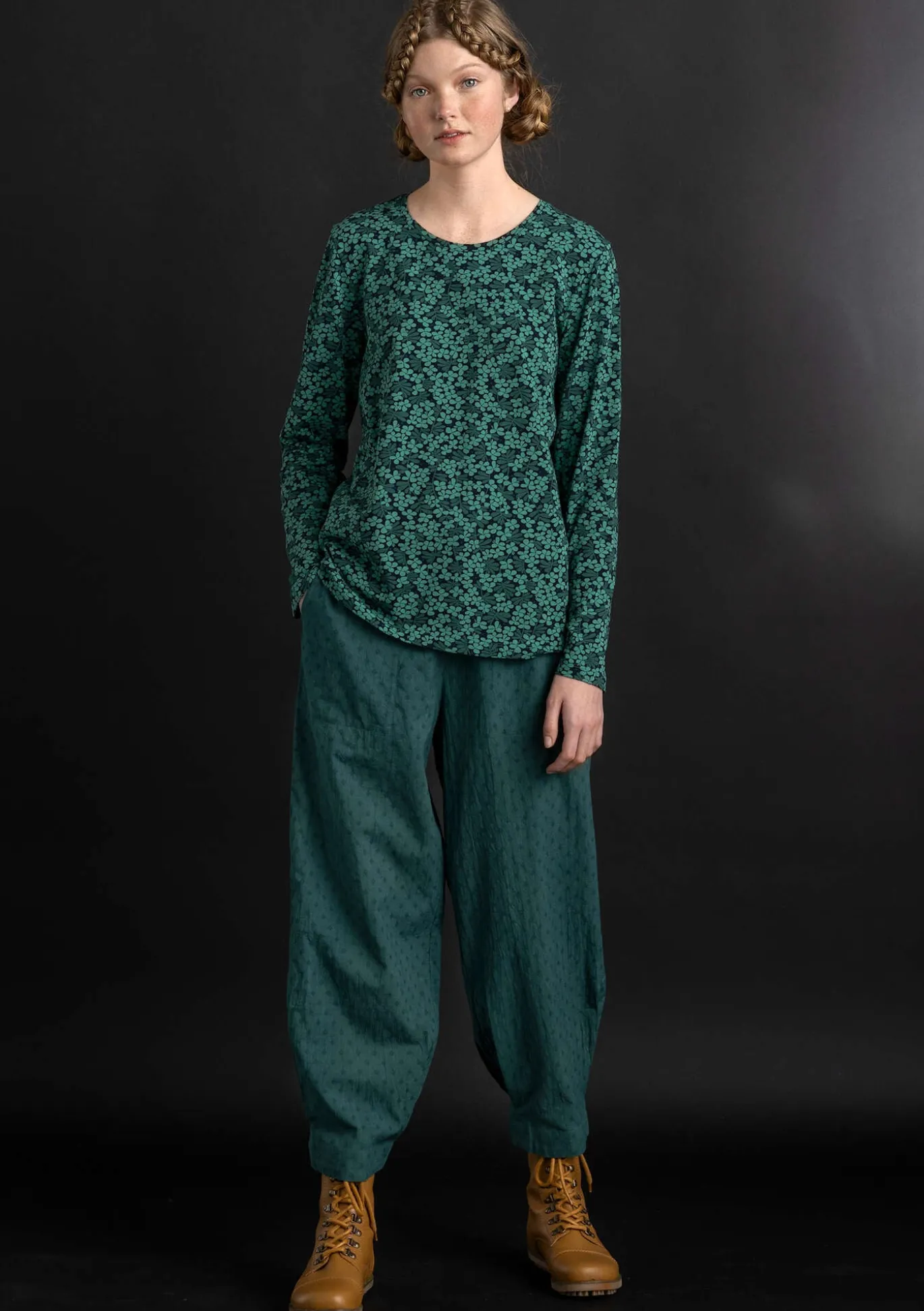 Gudrun Sjödén Hose aus Bio-Baumwolldobby^ Hosen