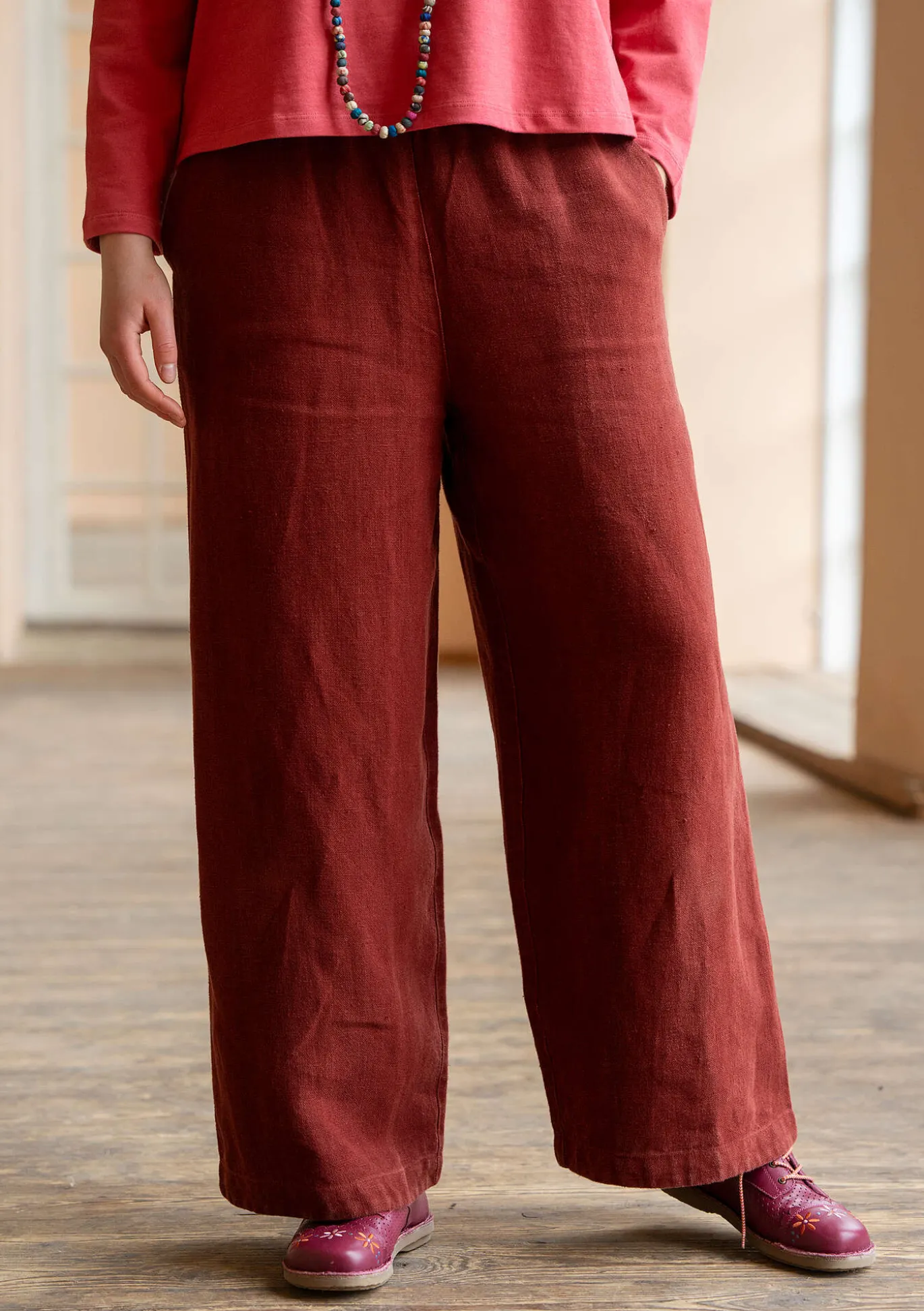 Gudrun Sjödén Hose aus Leinengewebe^ Hosen