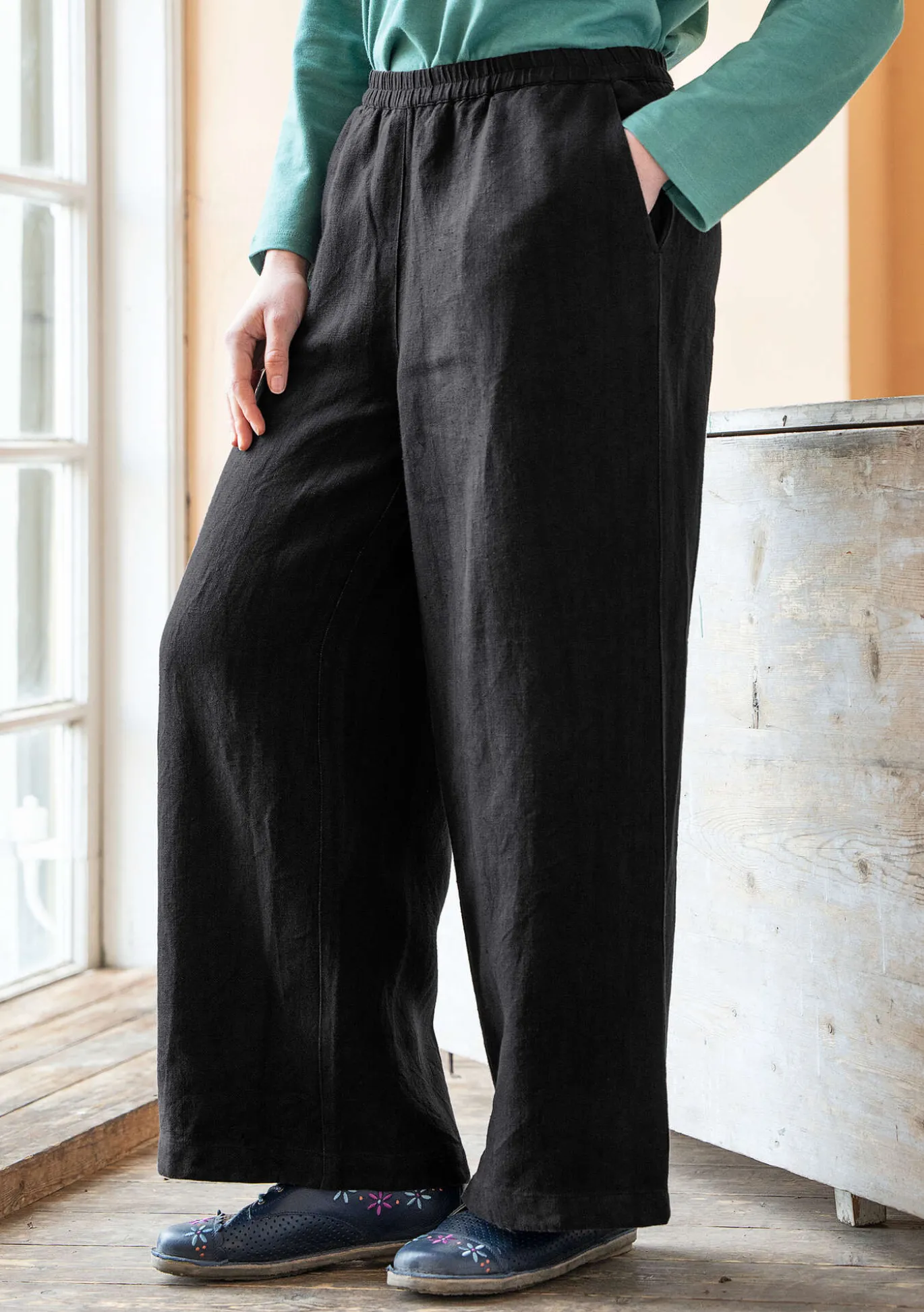 Gudrun Sjödén Hose aus Leinengewebe^ Hosen