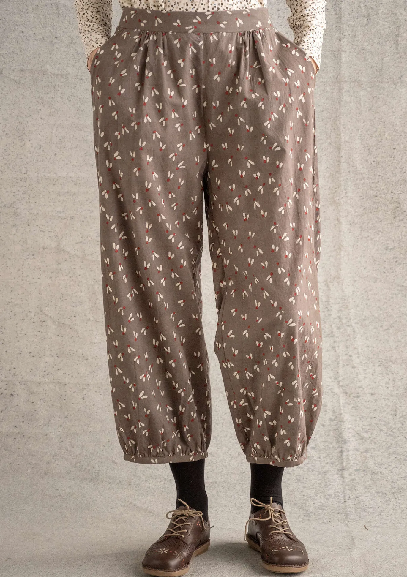 Gudrun Sjödén Hose „Mud“ aus Bio-Baumwollgewebe^ Hosen