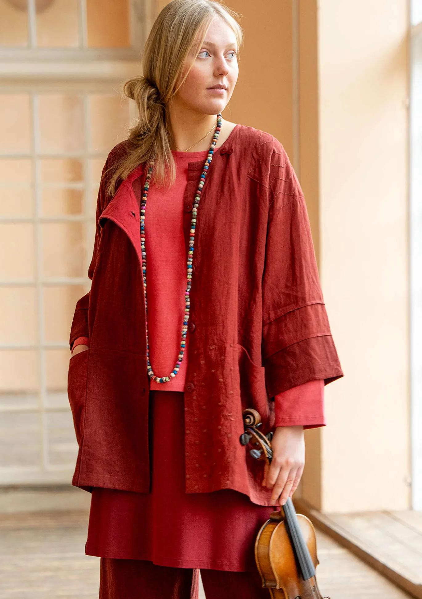 Gudrun Sjödén Jacke „Andante“ aus Leinen^ Jacken & Mäntel