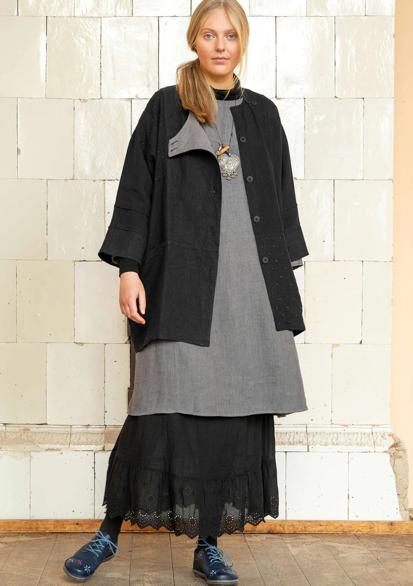 Gudrun Sjödén Jacke „Andante“ aus Leinen^ Jacken & Mäntel