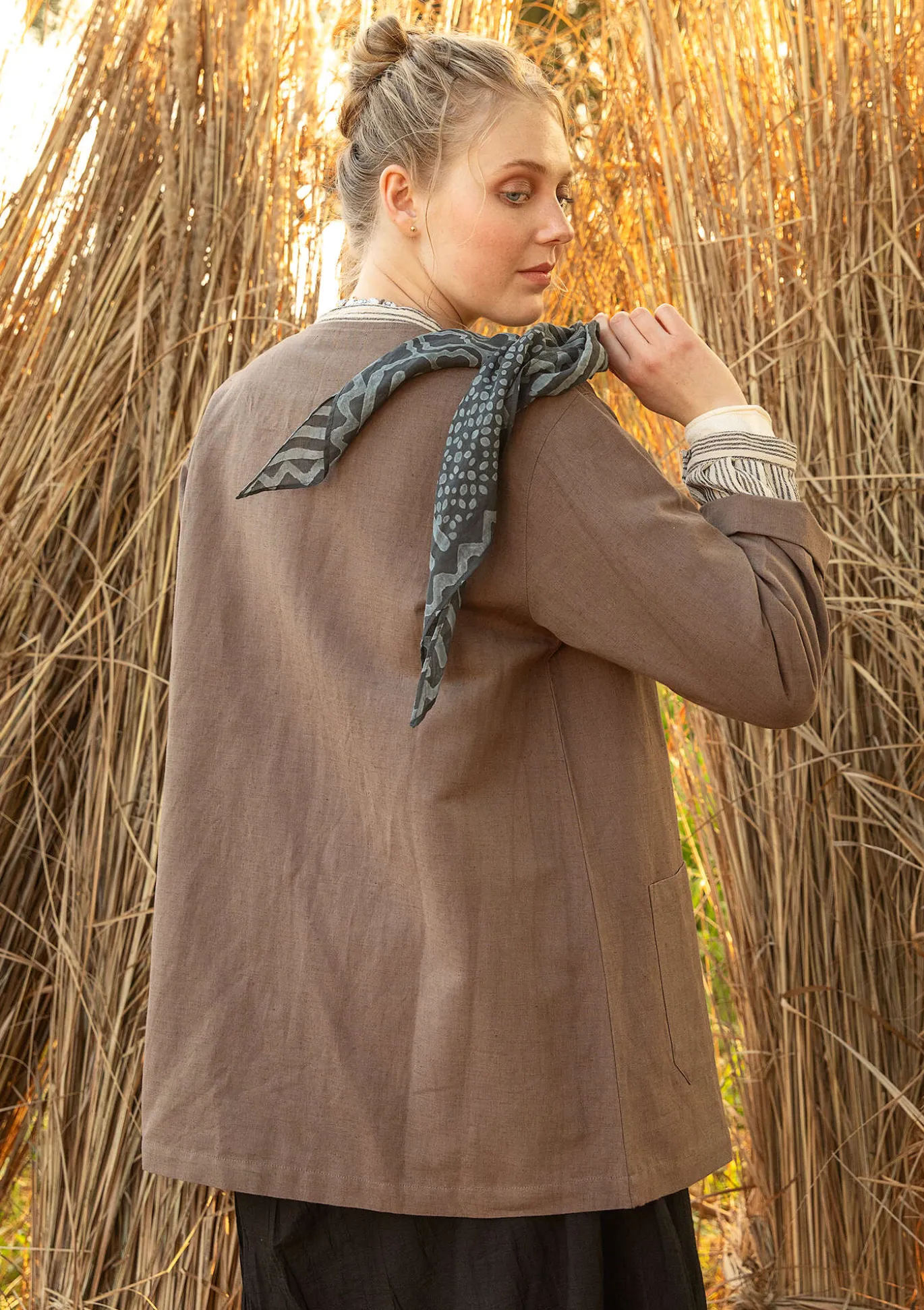 Gudrun Sjödén Jacke aus Leinen/Bio-Baumwolle^ Jacken & Mäntel