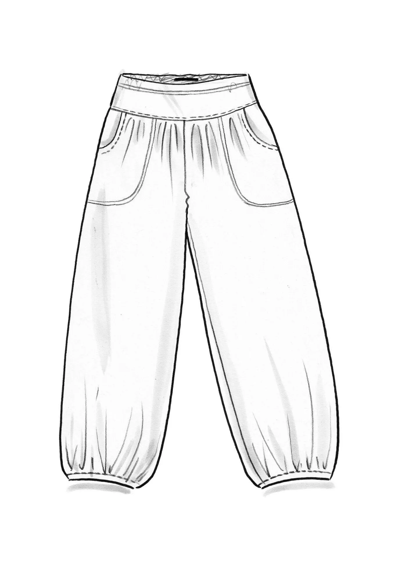 Gudrun Sjödén Jerseyhose aus Bio-Baumwolle/Elasthan^ Hosen
