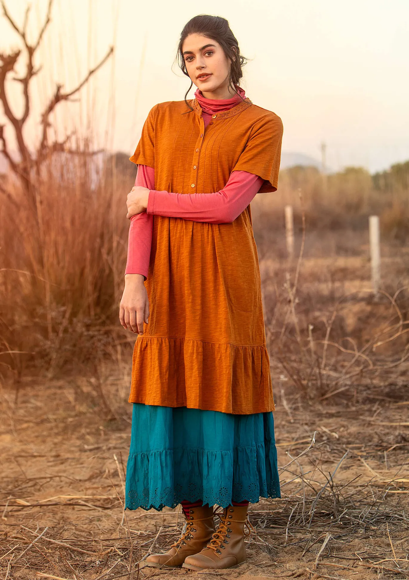Gudrun Sjödén Jerseykleid aus Bio-Baumwolle^ Kleider
