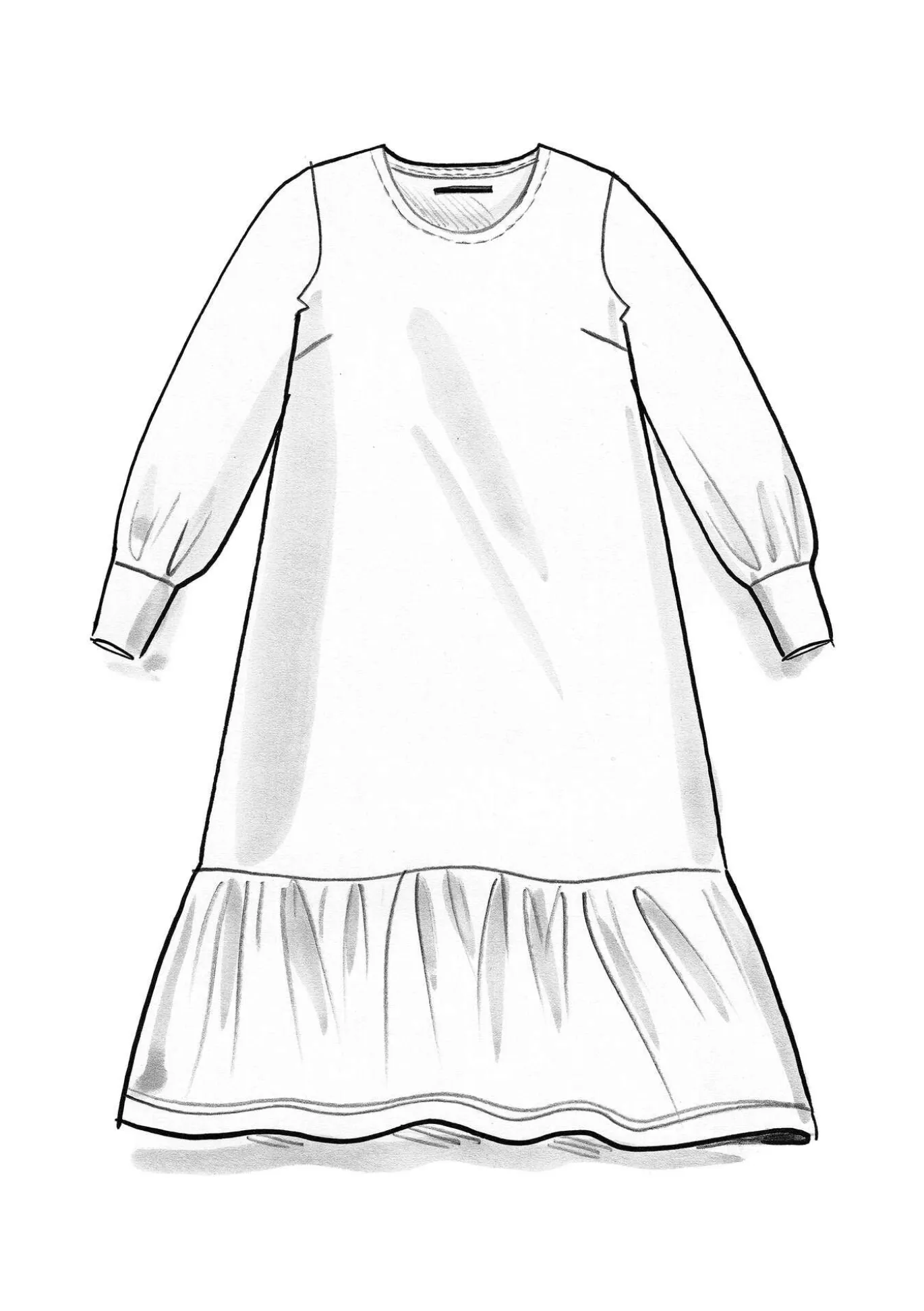 Gudrun Sjödén Jerseykleid aus Bio-Baumwolle/Leinen^ Kleider