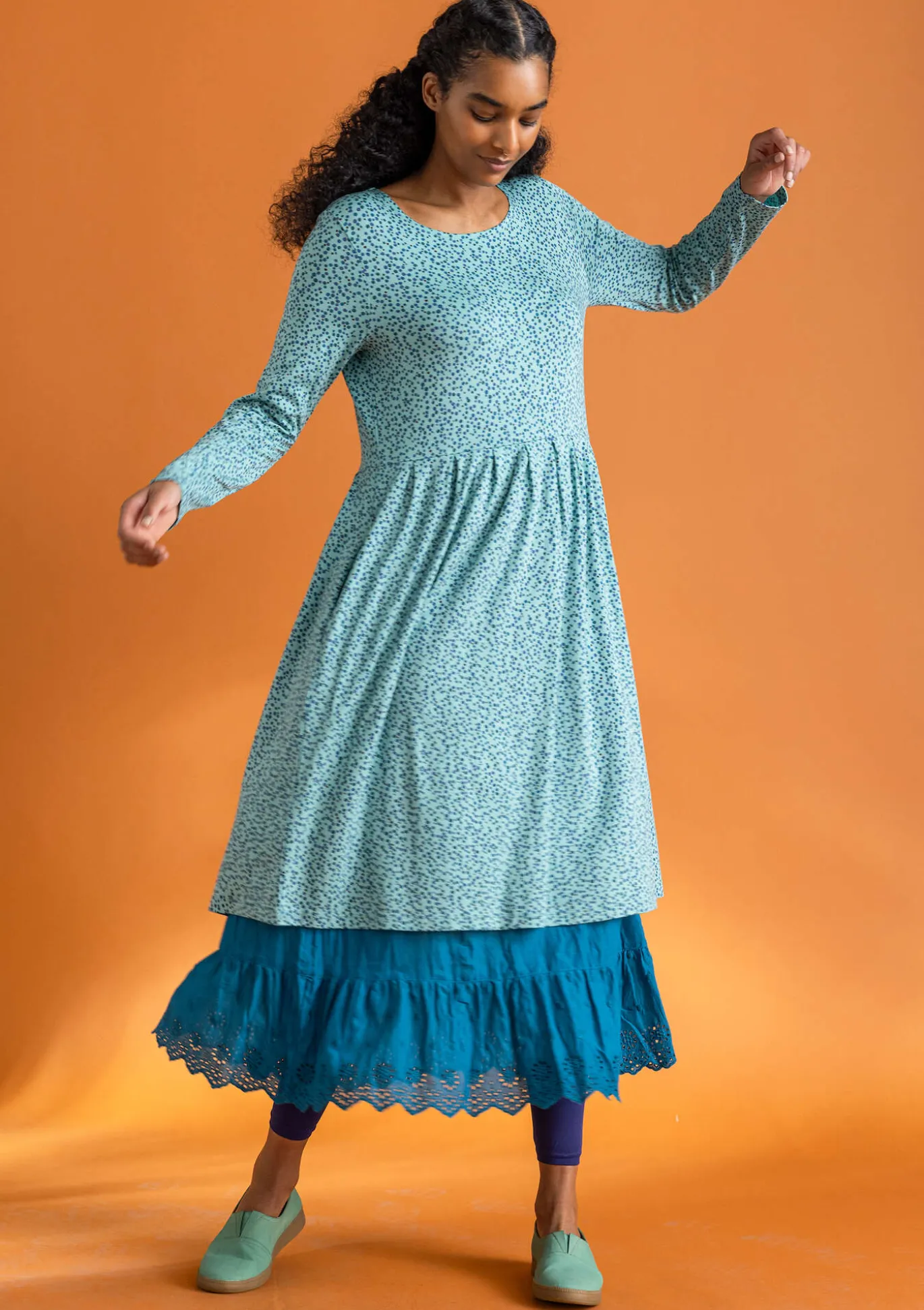 Gudrun Sjödén Jerseykleid „Helga“ aus Lyocell/Elasthan^ Kleider