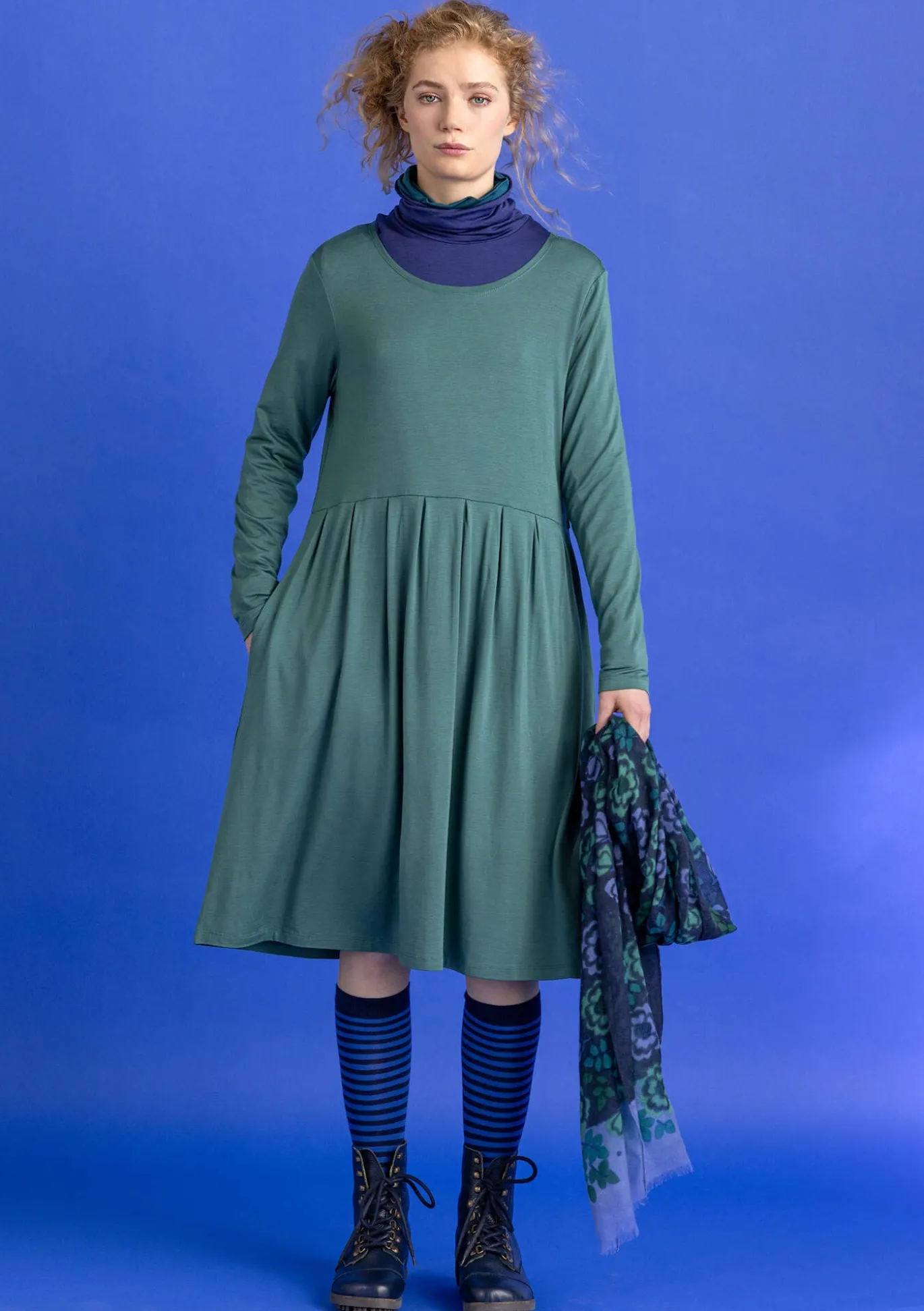 Gudrun Sjödén Jerseykleid „Helga“ aus Lyocell/Elasthan^ Kleider