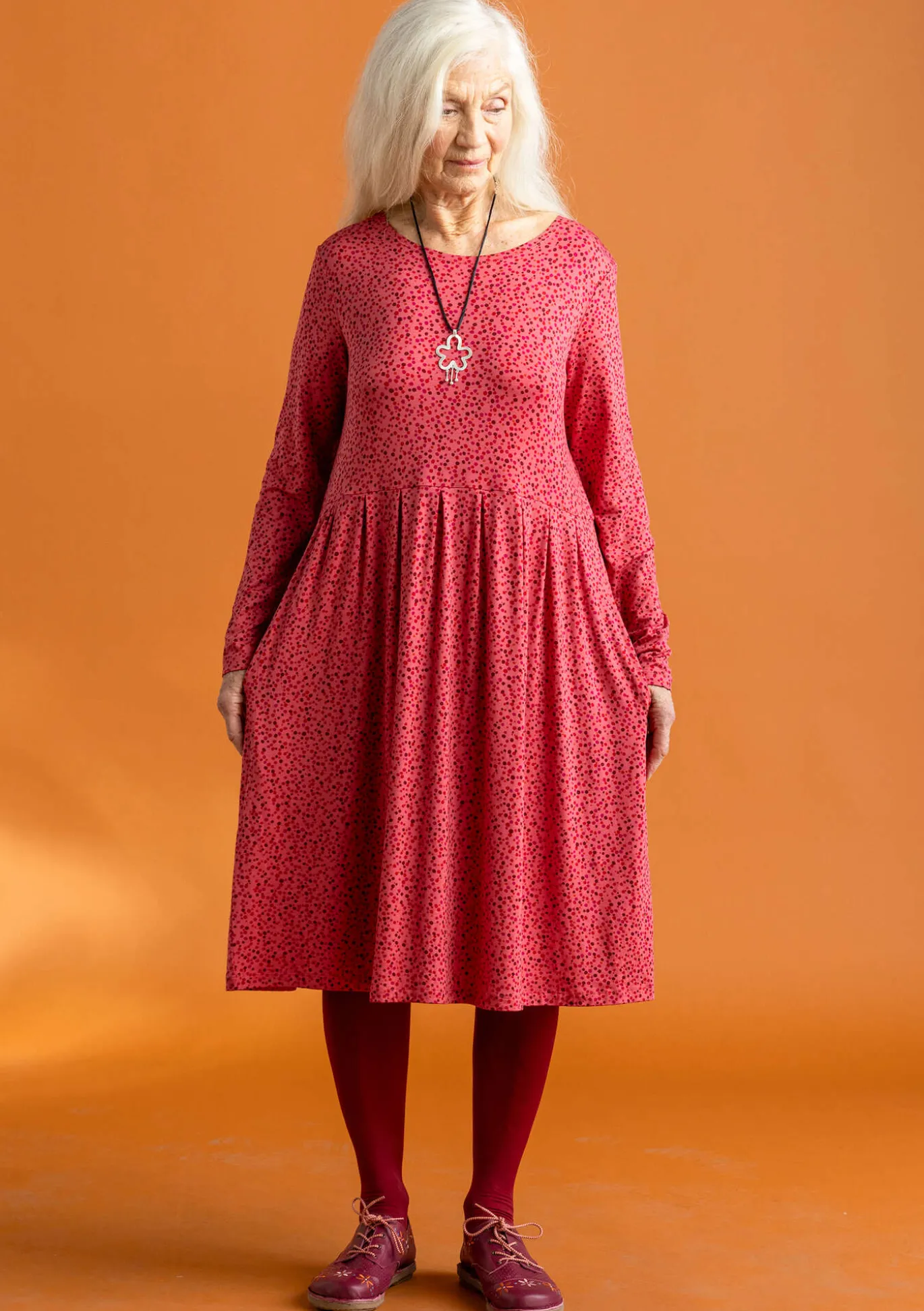 Gudrun Sjödén Jerseykleid „Helga“ aus Lyocell/Elasthan^ Kleider