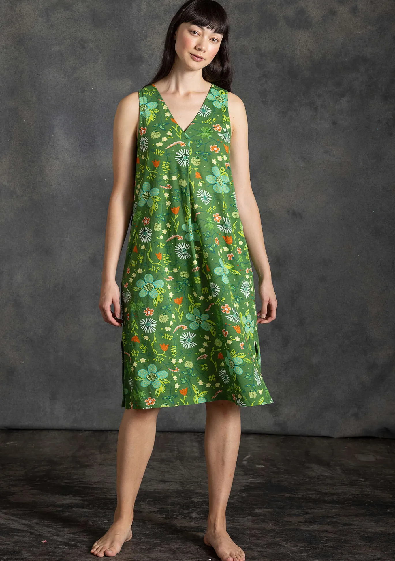 Gudrun Sjödén Jerseykleid „Midsommarsol“ aus Bio-Baumwolle^ Kleider