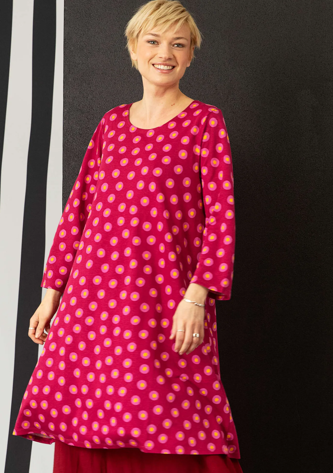 Gudrun Sjödén Jerseykleid „Nicole“ aus Bio-Baumwolle/Modal^ Kleider