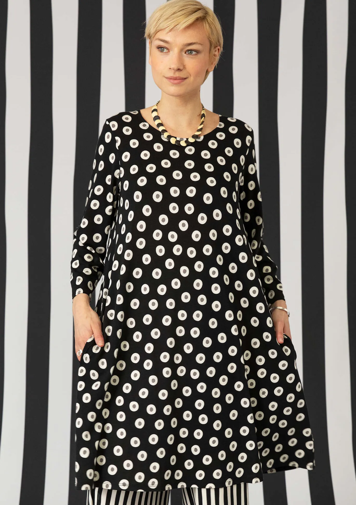 Gudrun Sjödén Jerseykleid „Nicole“ aus Bio-Baumwolle/Modal^ Kleider