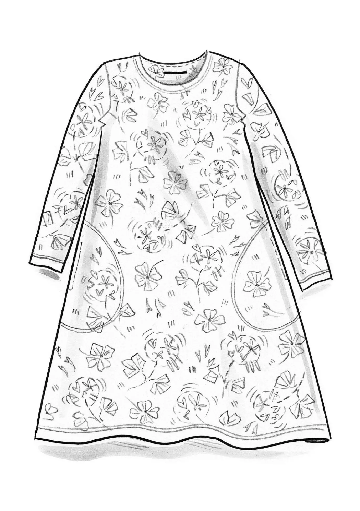 Gudrun Sjödén Jerseykleid „Pelargon“ aus Lyocell/Elasthan^ Kleider