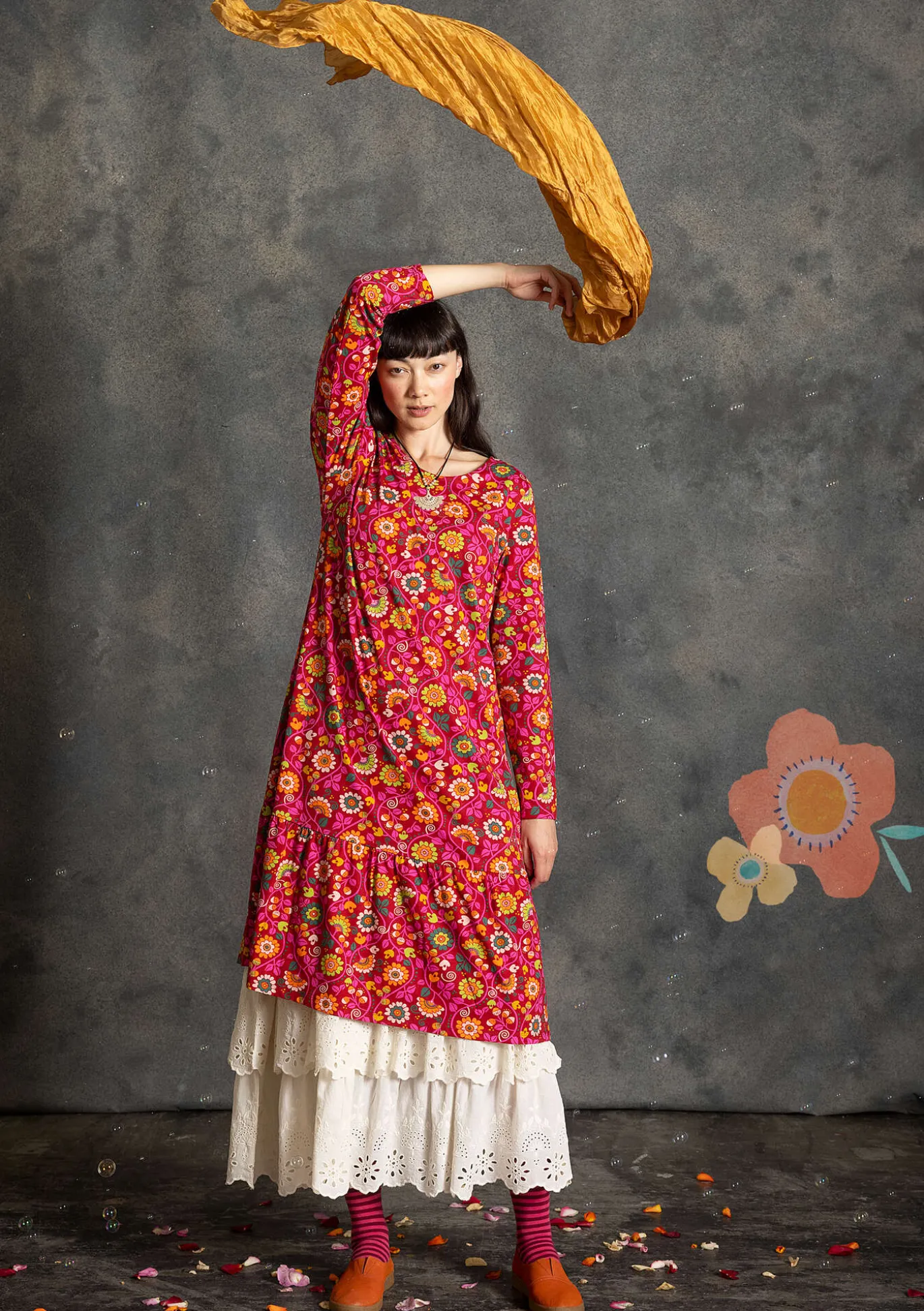 Gudrun Sjödén Jerseykleid „Rupangi“ aus Bio-Baumwolle^ Kleider