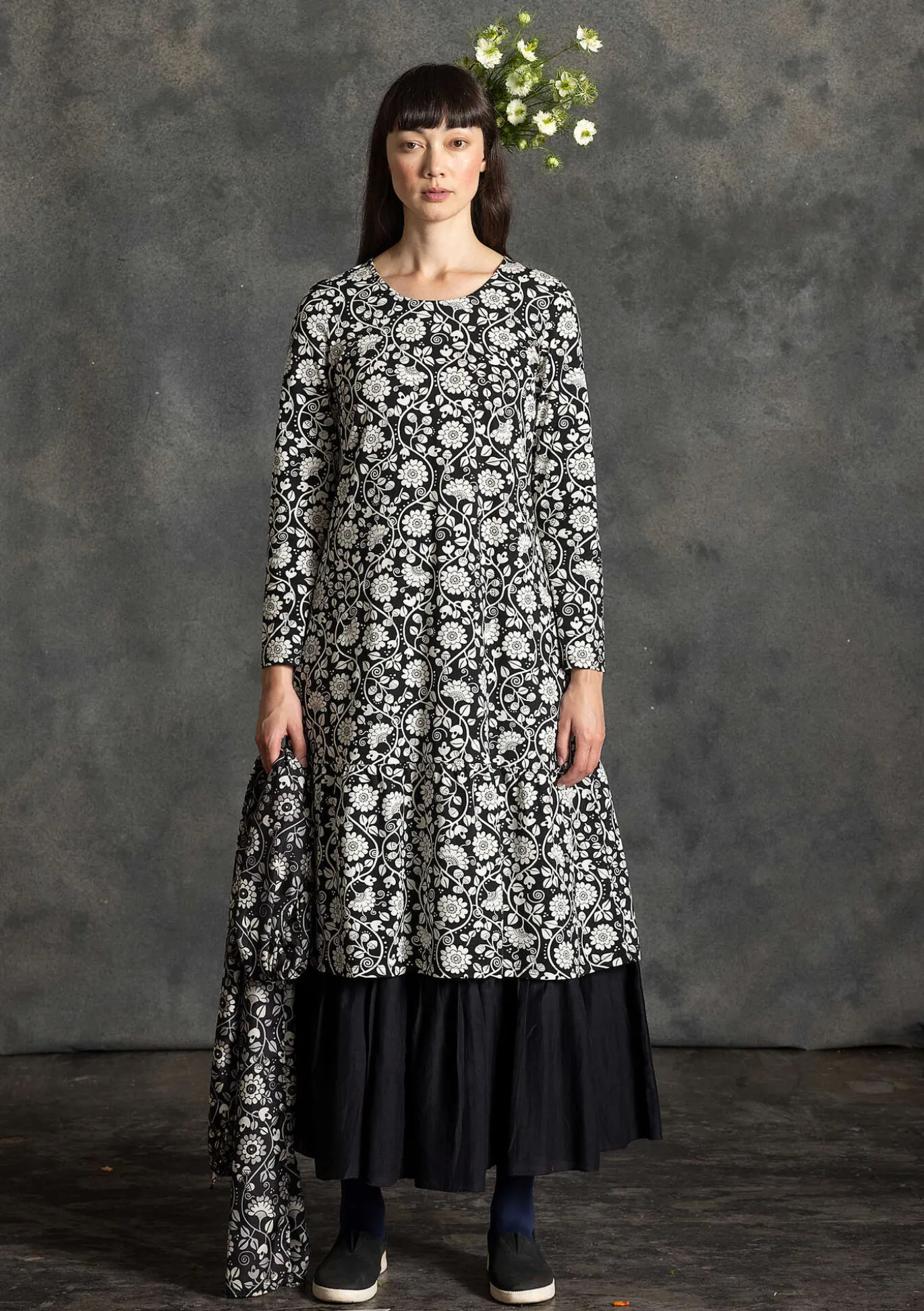 Gudrun Sjödén Jerseykleid „Rupangi“ aus Bio-Baumwolle^ Kleider