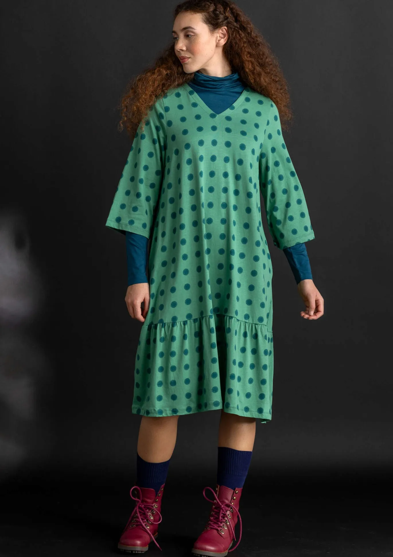 Gudrun Sjödén Jerseykleid „Tyra“ aus Bio-Baumwolle/Modal^ Kleider