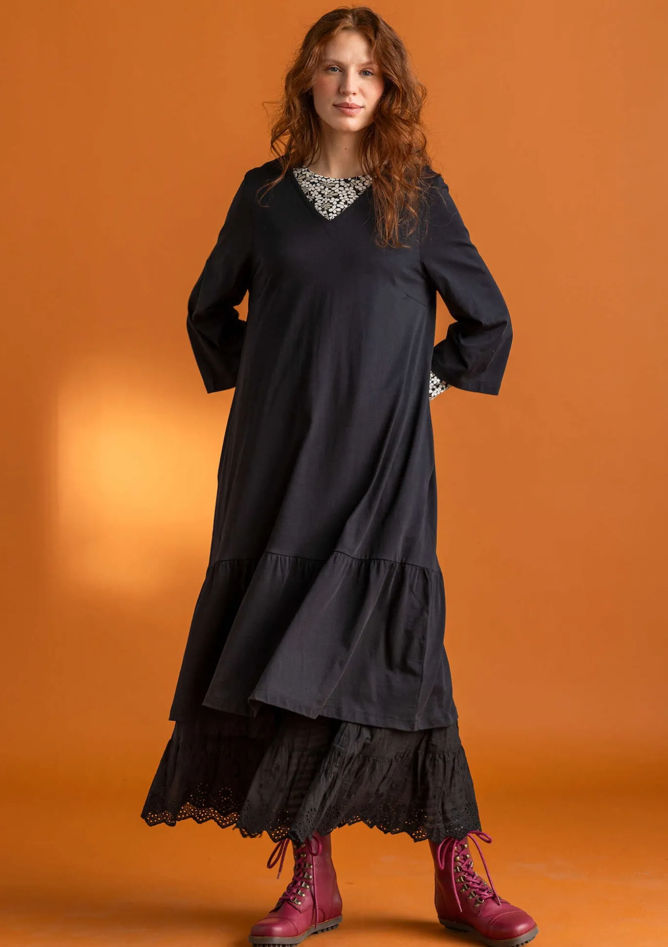 Gudrun Sjödén Jerseykleid „Tyra“ aus Bio-Baumwolle/Modal^ Kleider