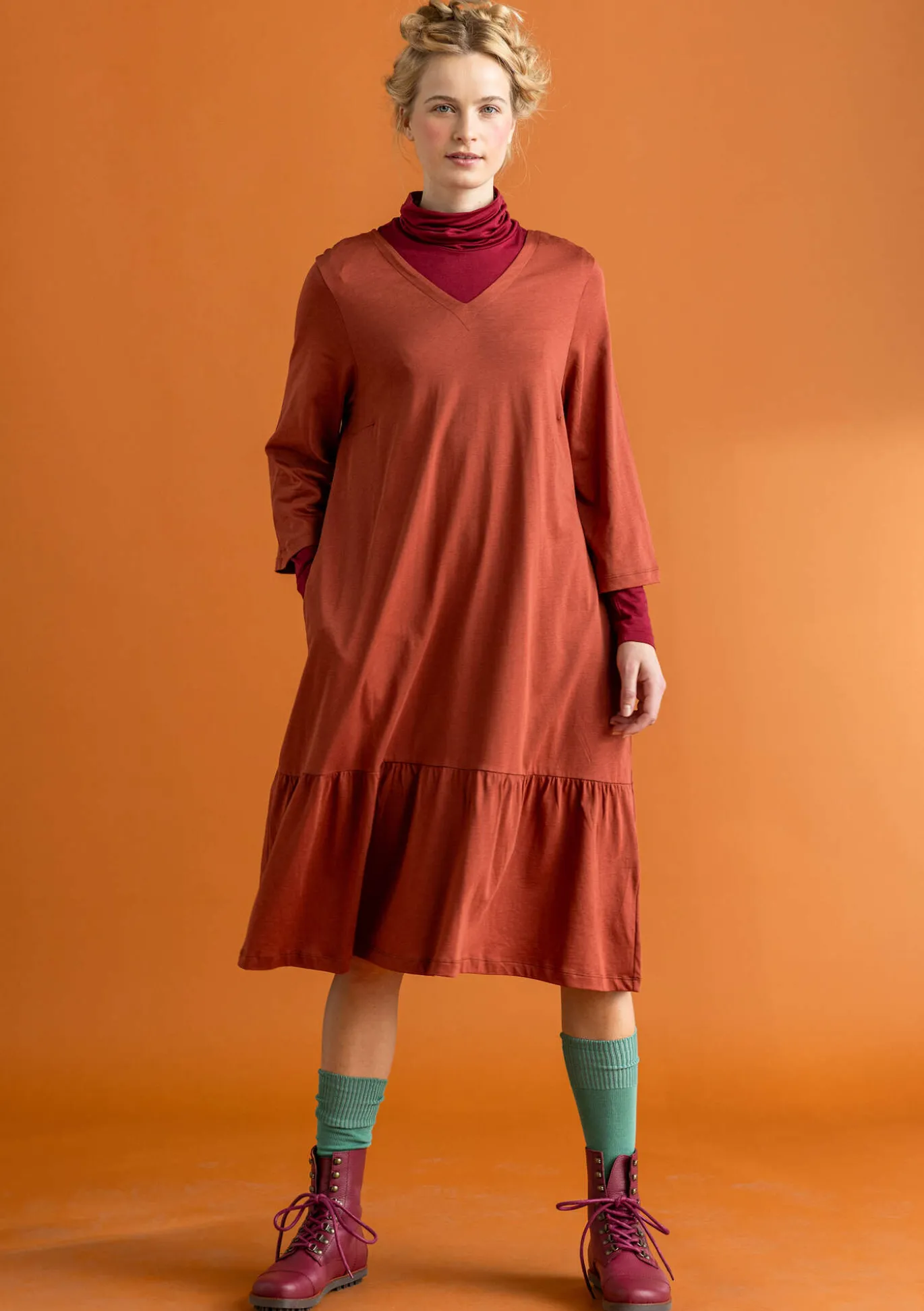 Gudrun Sjödén Jerseykleid „Tyra“ aus Bio-Baumwolle/Modal^ Kleider