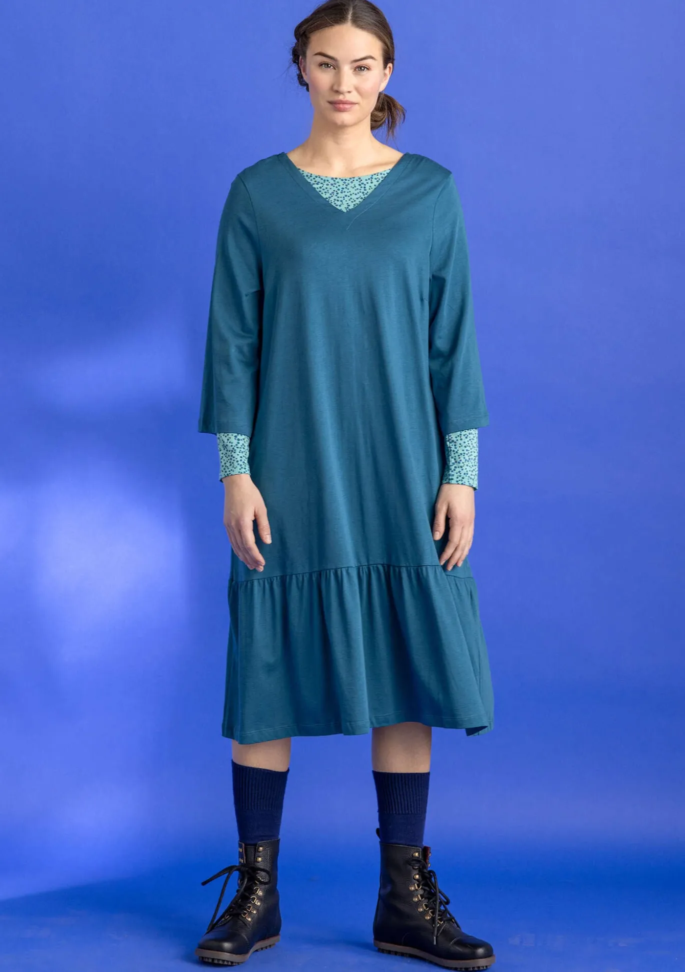 Gudrun Sjödén Jerseykleid „Tyra“ aus Bio-Baumwolle/Modal^ Kleider
