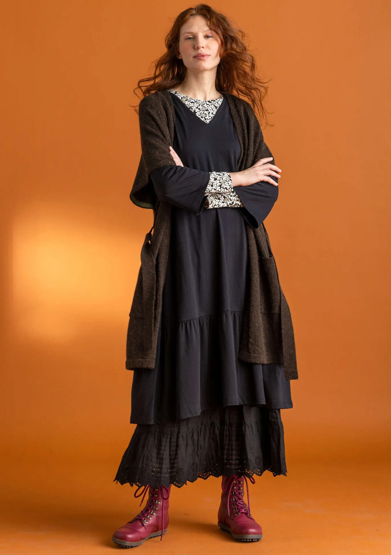 Gudrun Sjödén Jerseykleid „Tyra“ aus Bio-Baumwolle/Modal^ Kleider